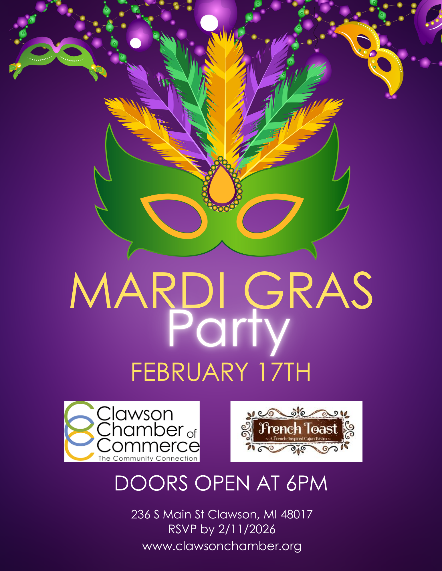 Purple Modern Mardi Gras Party Flyer (1).png