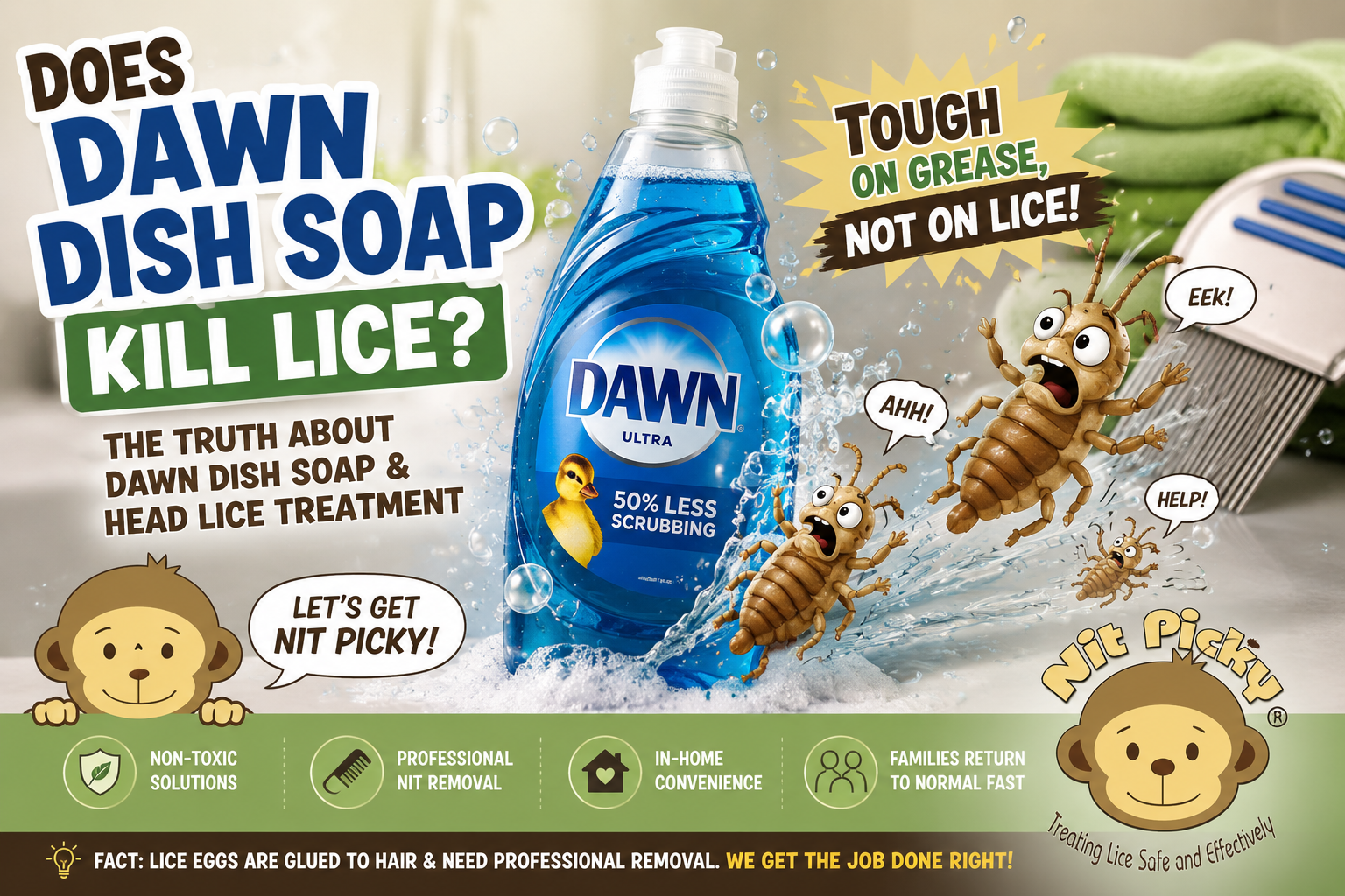 Does Dawn Dish Soap Kill Lice?