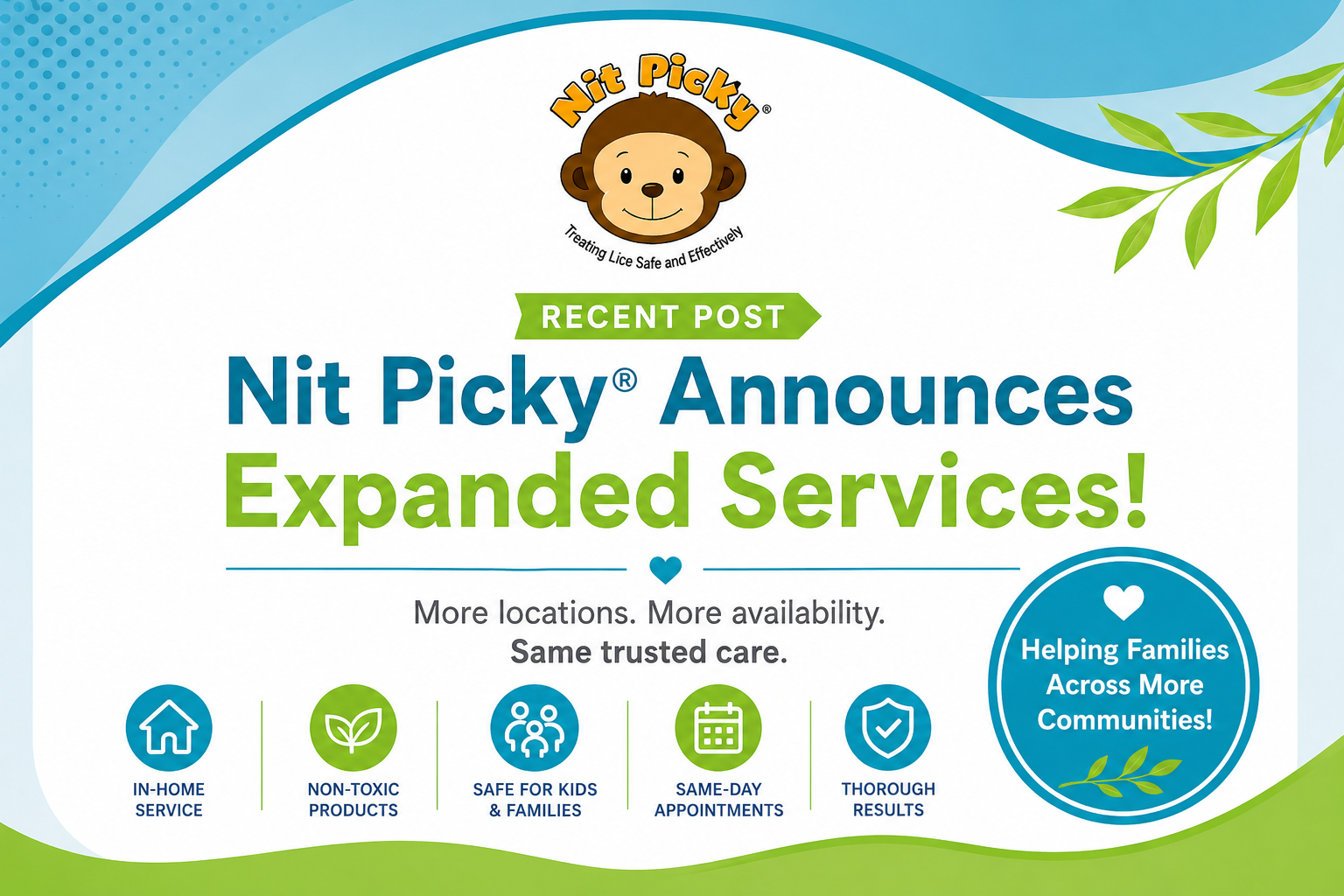 Nit Picky® Expands Professional In-Home Lice Treatment Services Across Southern California