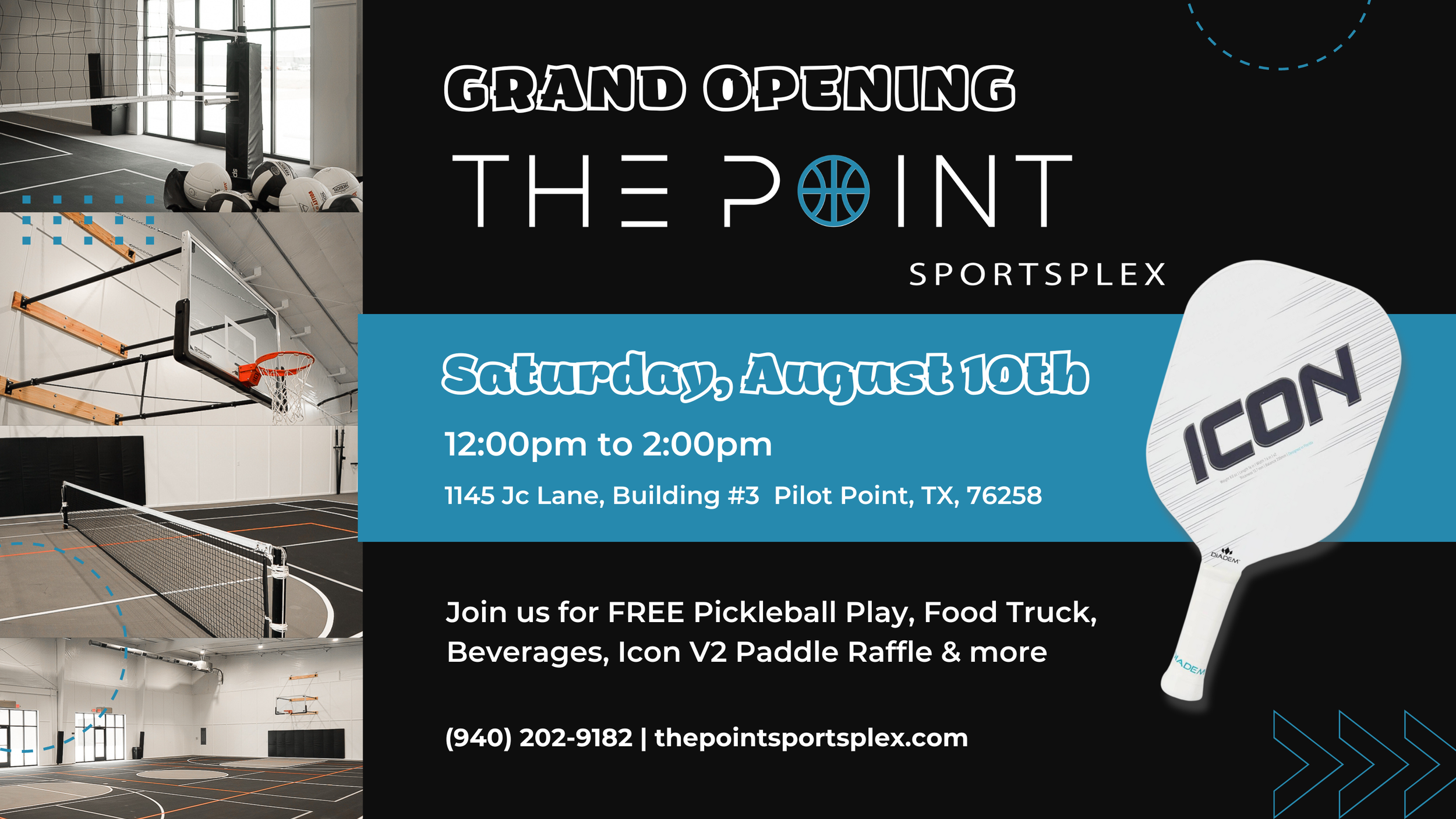 GRAND OPENING — The Point Sportsplex