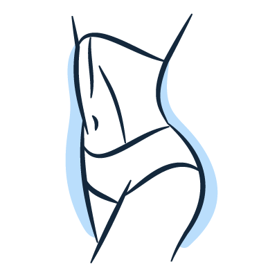 Abs and Flanks Fat Removal Icon