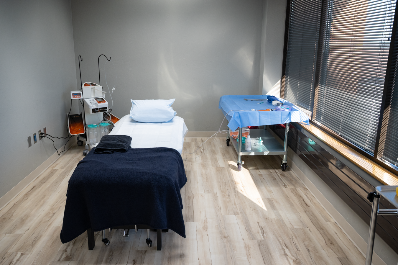 Liposuction procedure room