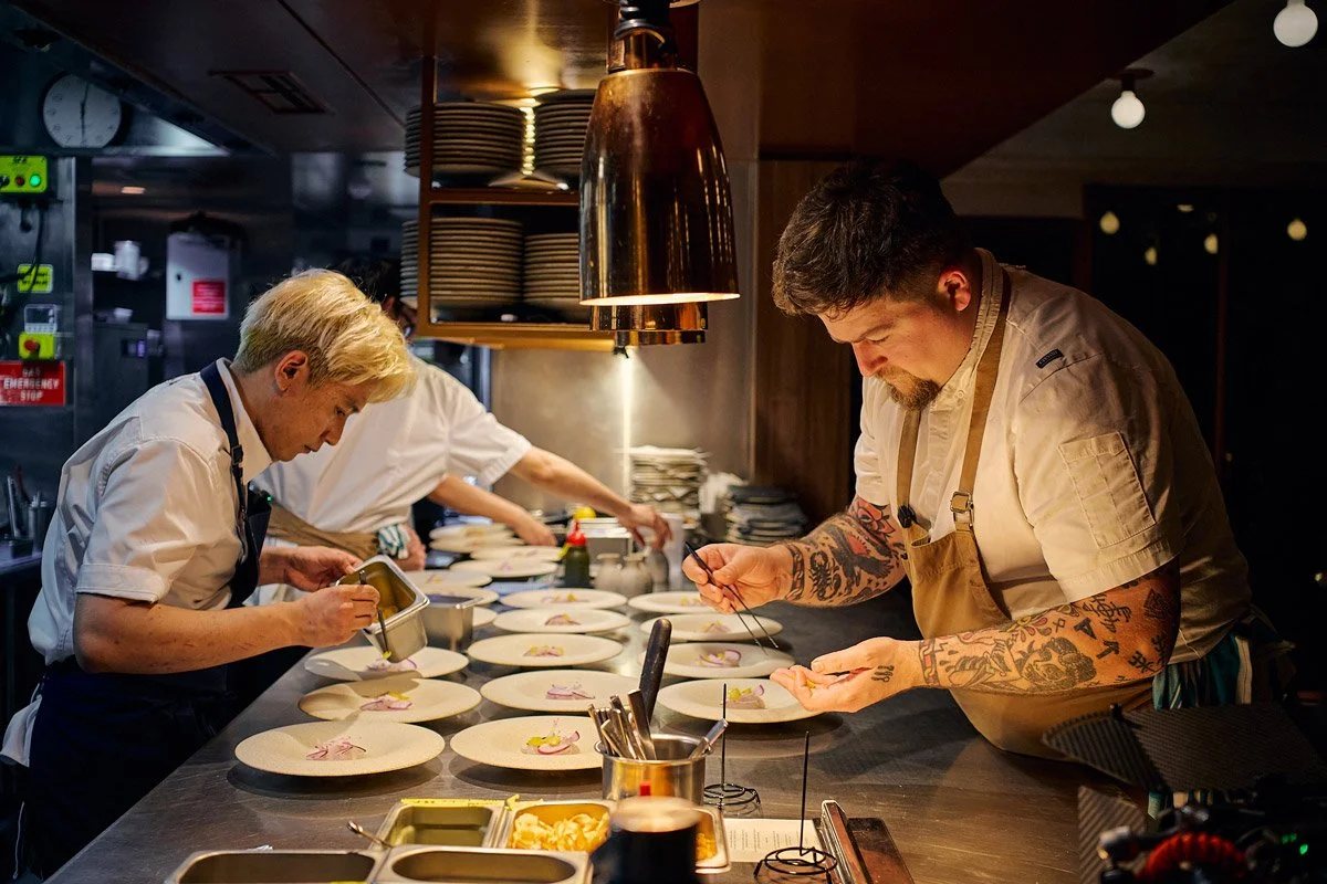 Circl Head Chef Elias Salo and Doju Head Chef Mika Chae