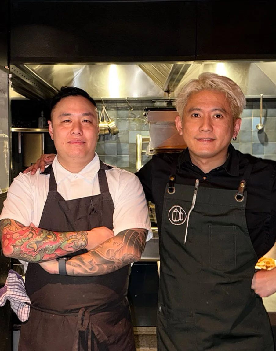 Chef Alex Wong and Chef MIka Chae