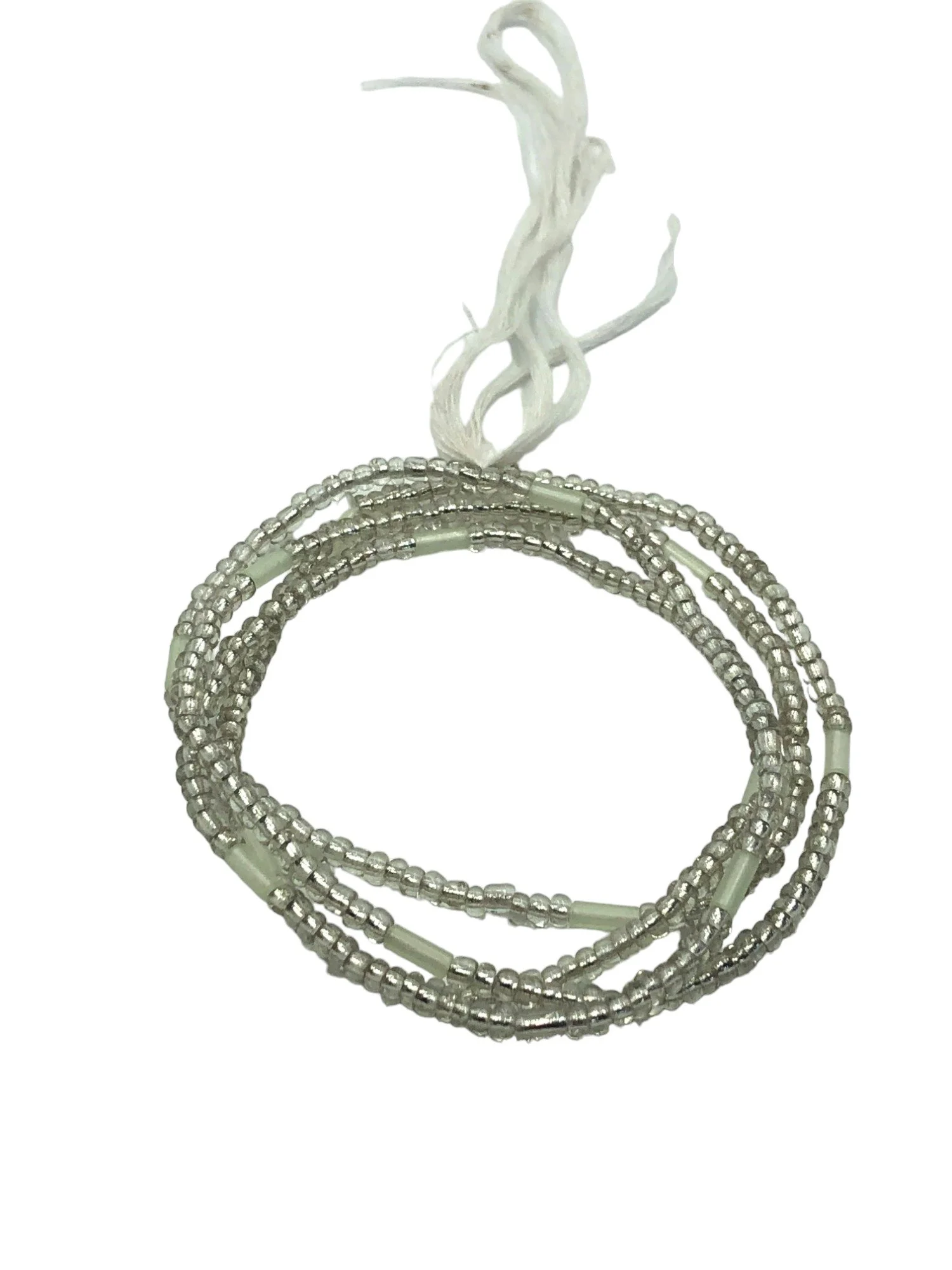 Crystal Clear Day Glow Waist Beads