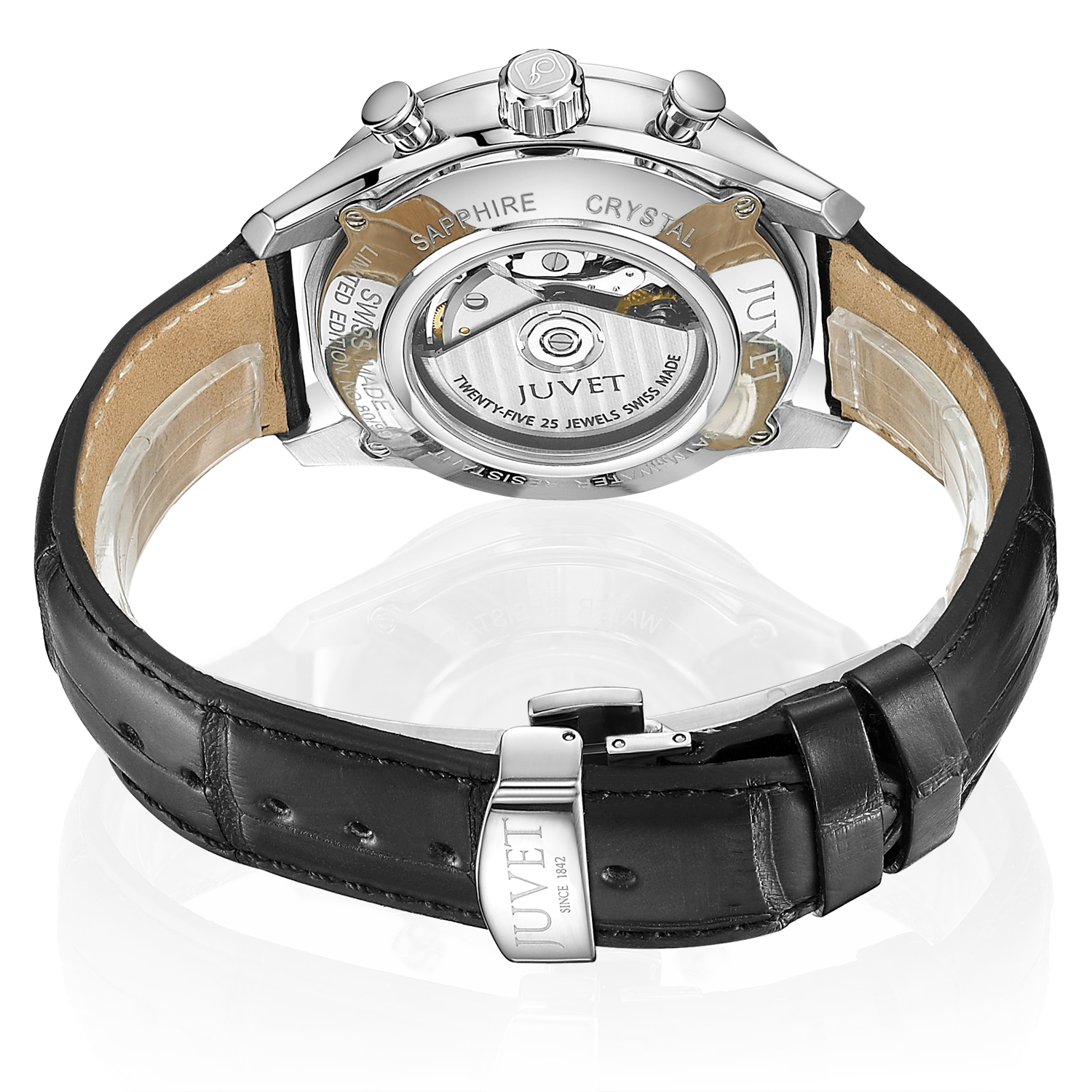 JV6029全钢色壳黑色皮带(透视底.银色机芯).png