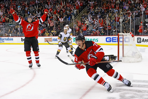 Toffoli Hat Trick Propels Devils Over the Golden Knights in OT