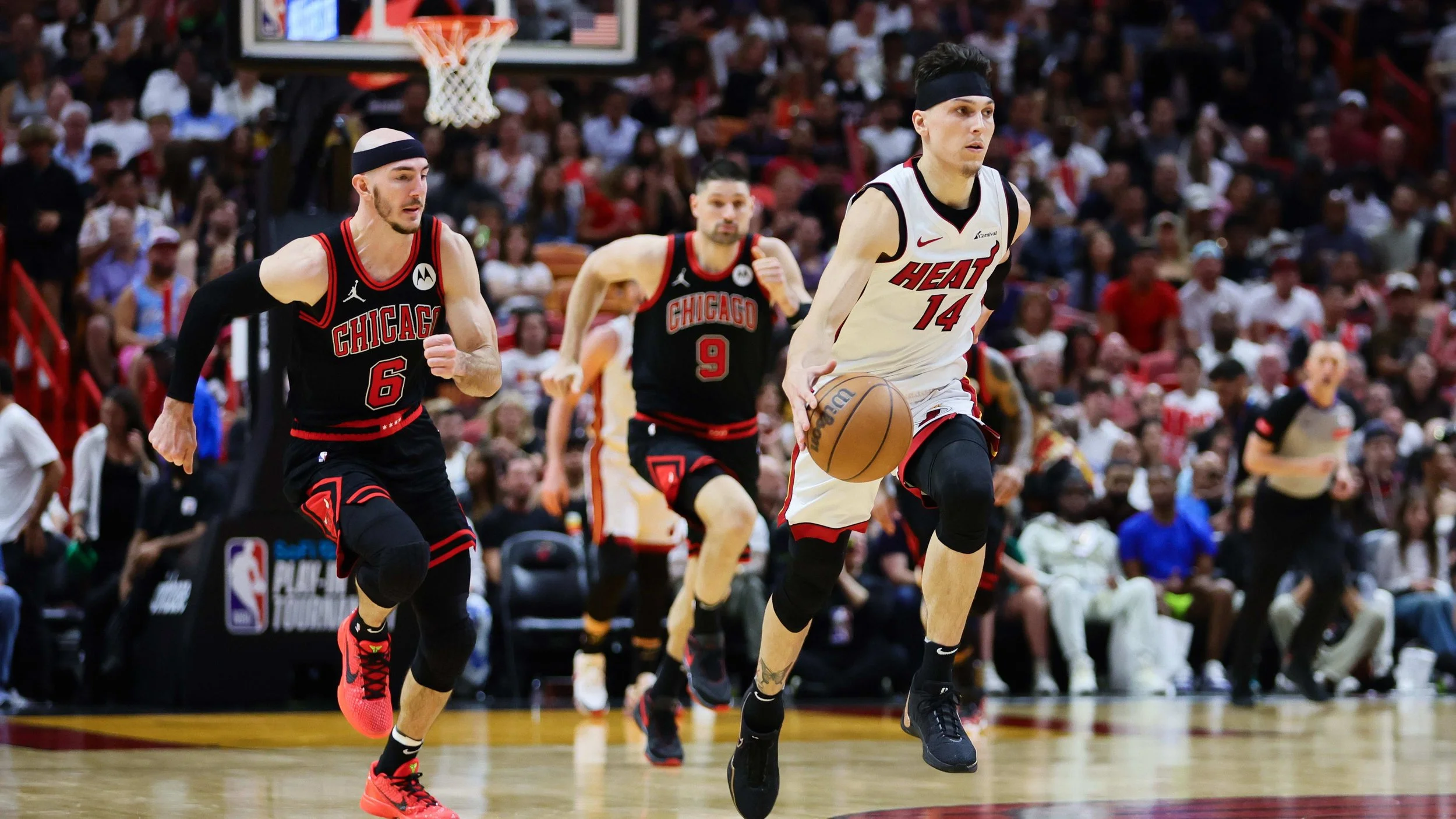 The Miami Heat Eliminates the Chicago Bulls from Playoff Contention