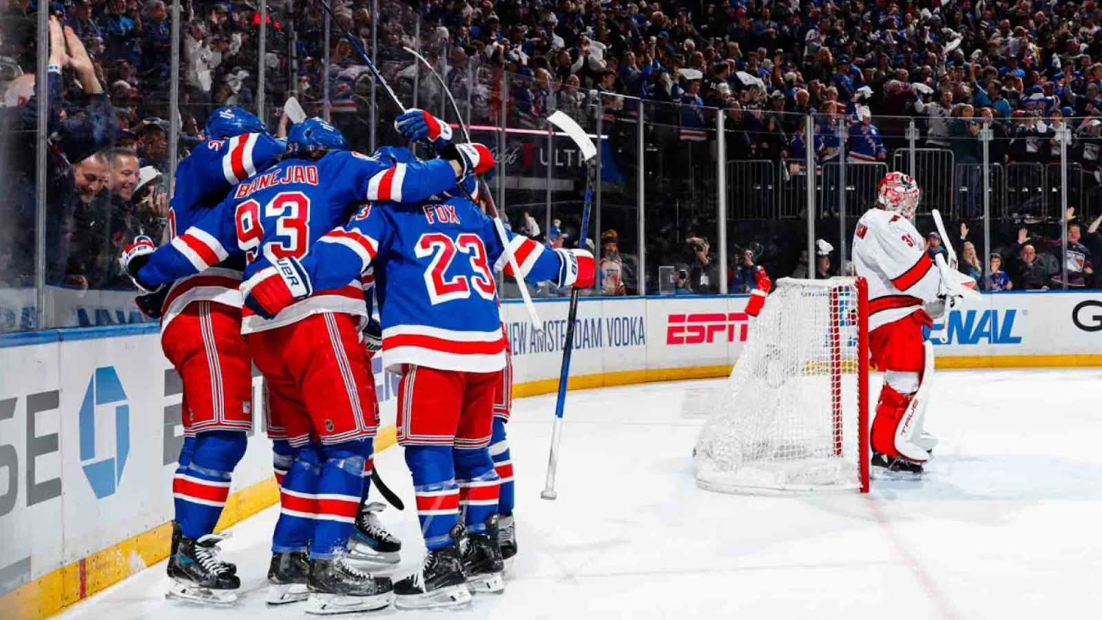Zibanejad’s Two-Goal Game Propels Rangers to Game One Victory Over the Hurricanes
