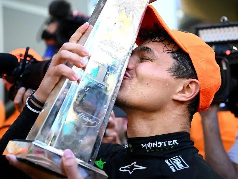 Lando Norris Wins First at Miami Grand Prix