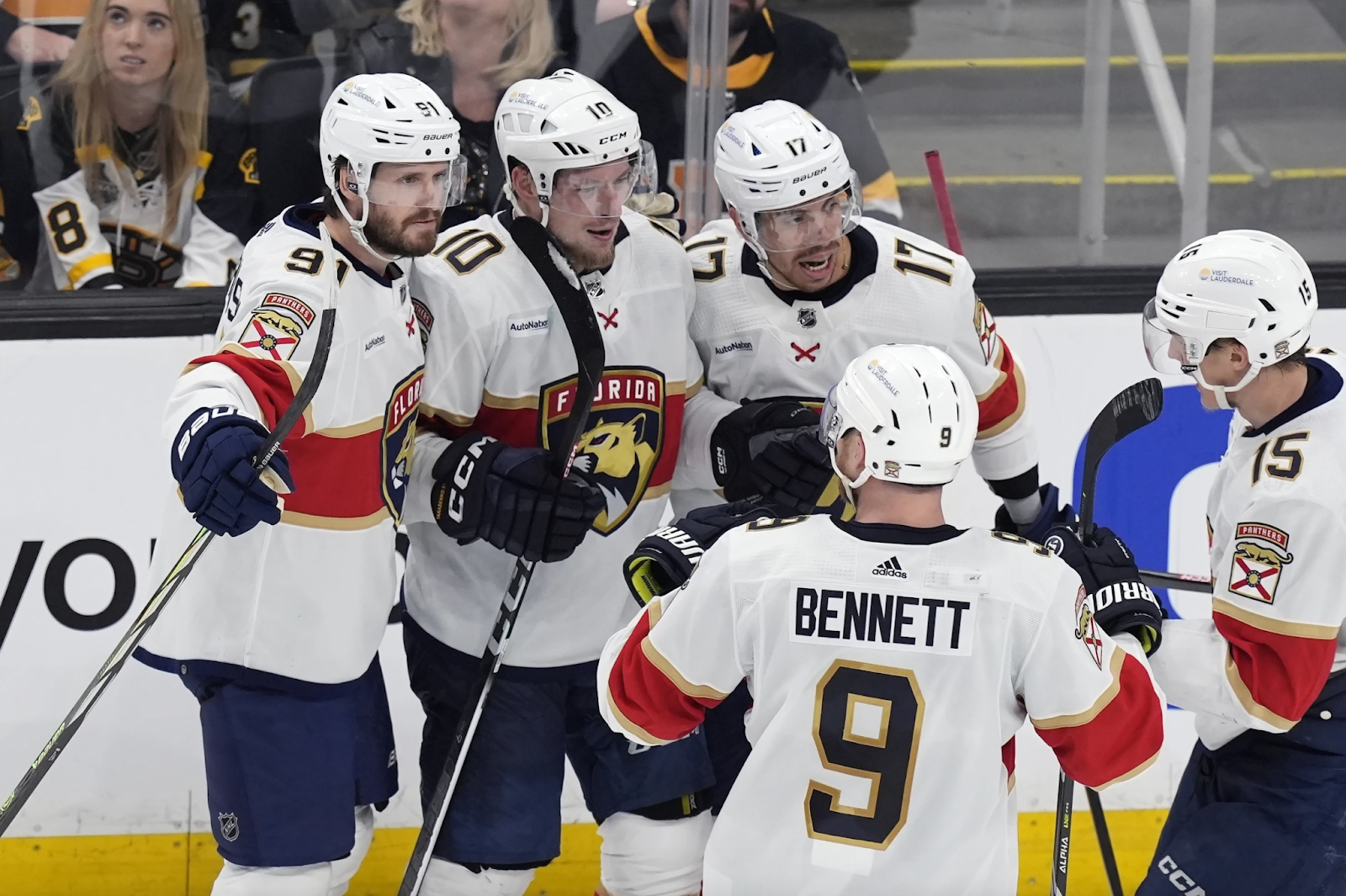 Panthers Continue Scoring Onslaught to Take 2-1 Series Lead in Game Three Win Over the Bruins&nbsp;