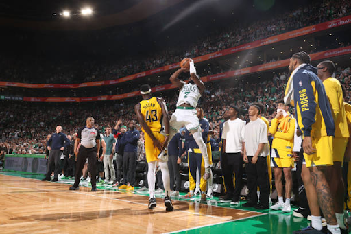 Celtics Prevail in a Wild High-Scoring Game One