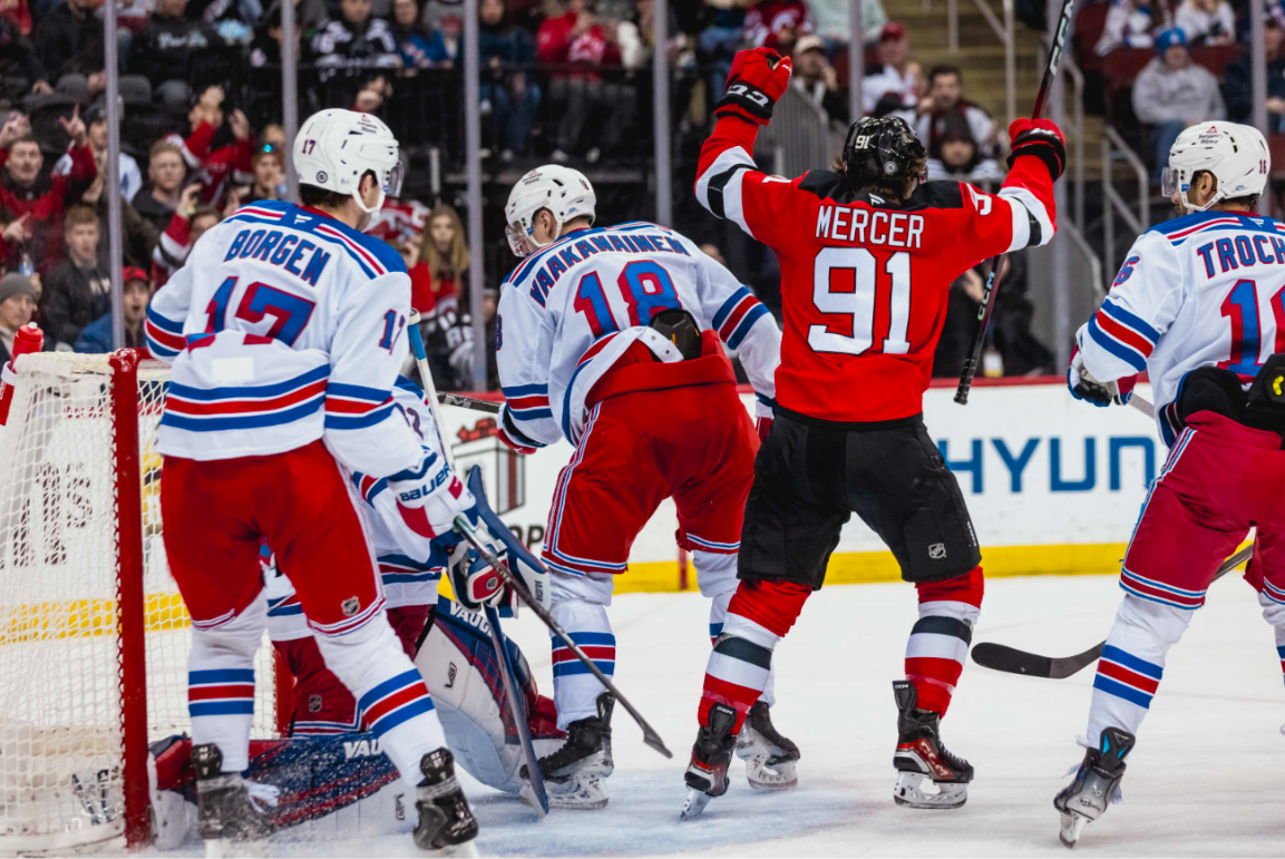Devils Shut Out Rangers in Rivalry Matchup, Highlighting New York’s Struggles