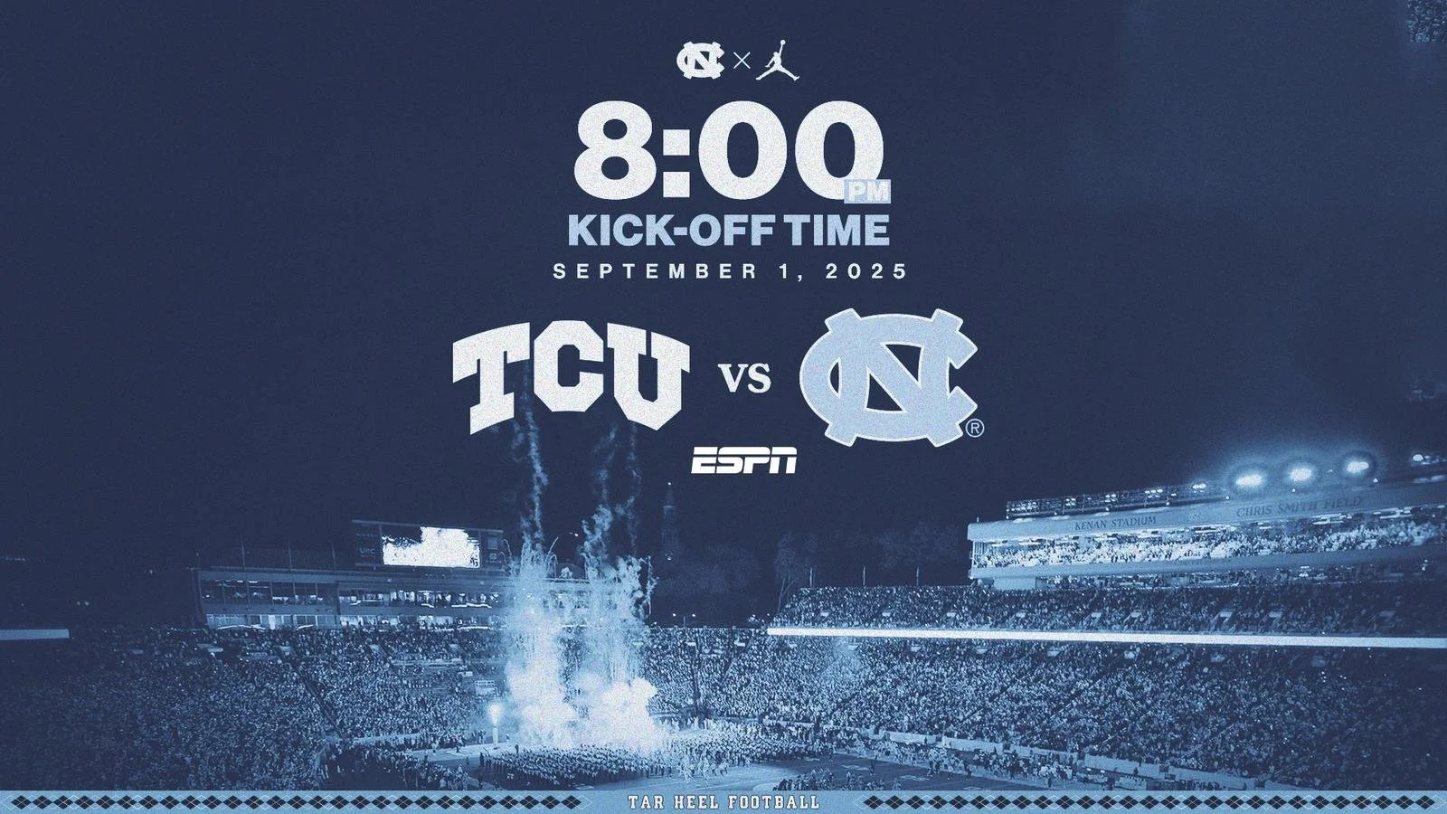 TCU Horned Frogs Set to Hop Into Season Opener Against the UNC Tar Heels