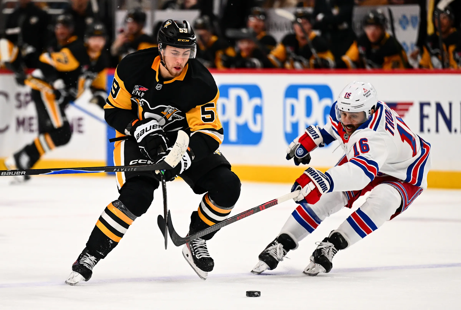 Rangers Near Comeback Falls Short Against Penguins