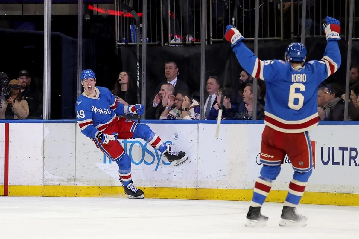 Rookie Breakthrough Sparks Rangers Third-Period Explosion Against Maple Leafs