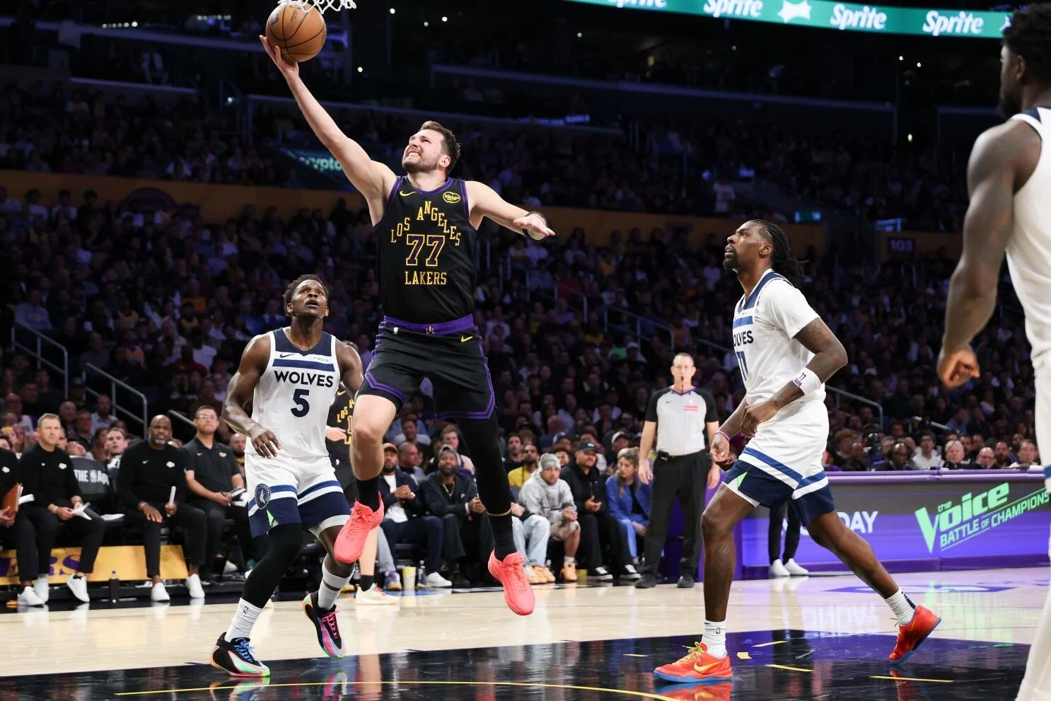 Lakers Beat the Wolves Overtaking Them in the West Without ‘The King’