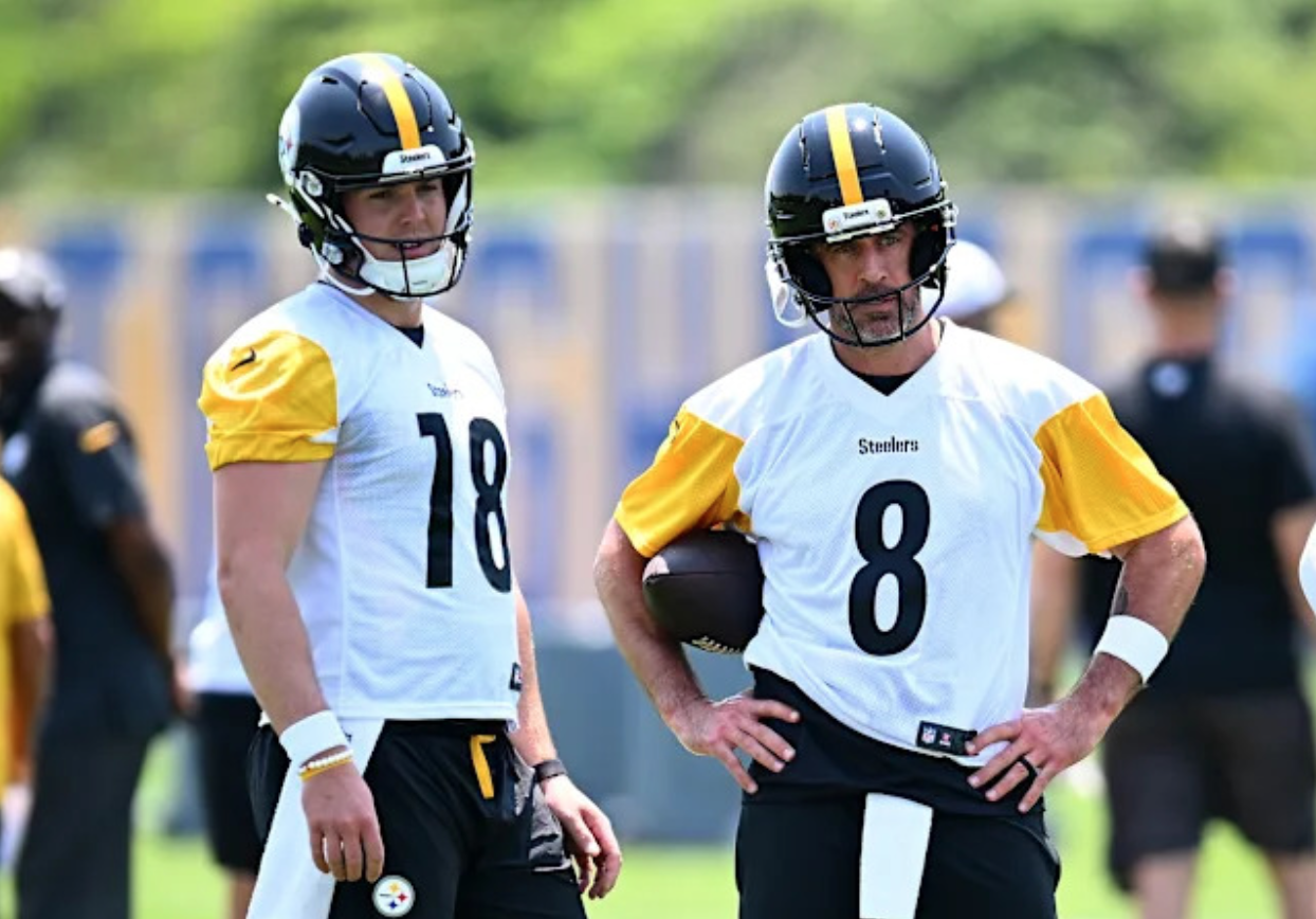 Second-Year Steelers QB Shares What It’s Like to Be Mentored by Aaron Rodgers in 2026