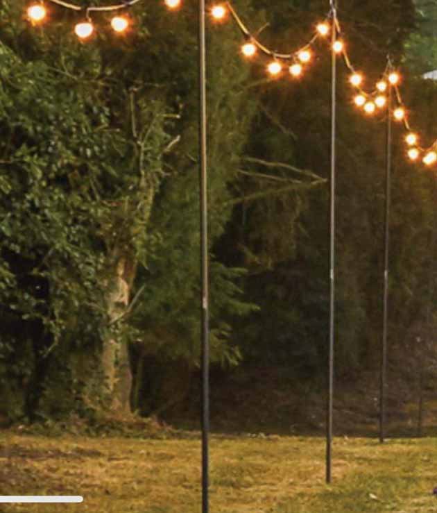 Festoon lighting for film and tv sets in the south west