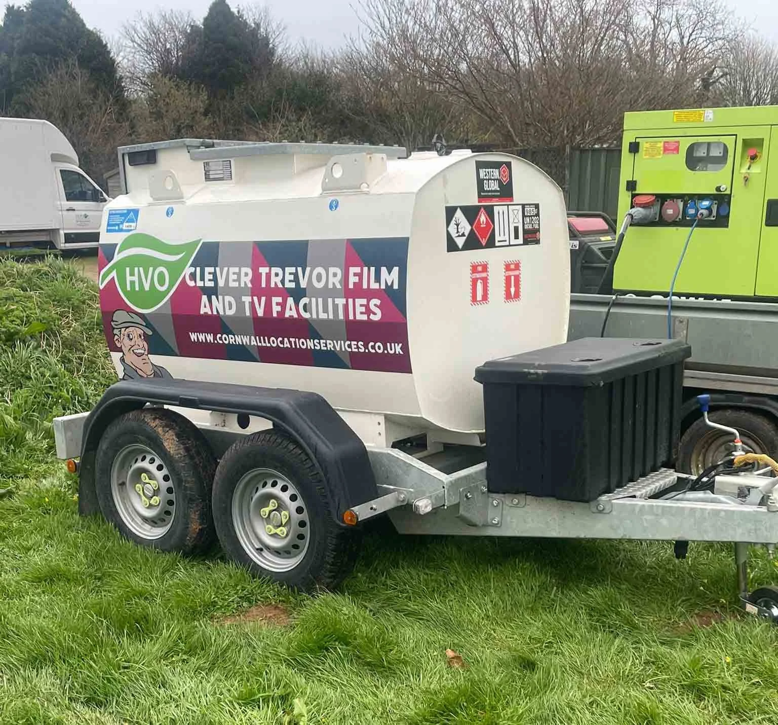 HVO Bowser for Tv and Film sets