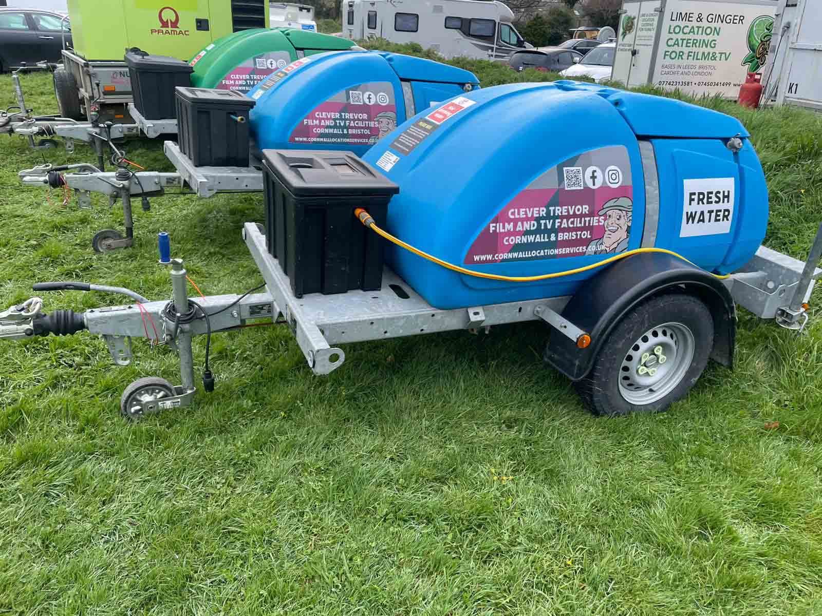 Fresh water bowers for TV and FIlm Sets