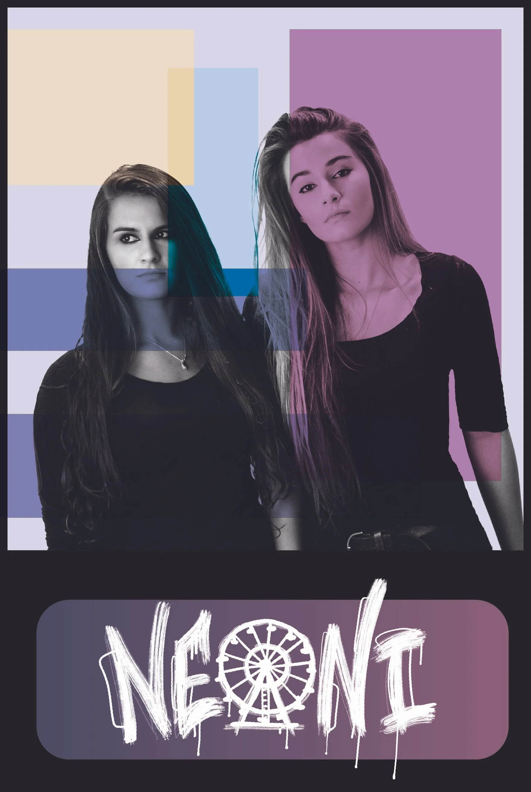 This concert poster was made for the musical artist: Neoni. Specifically inspired by their album: "Wars in a Wonderland". 
Made using adobe Illustrator and Photoshop.