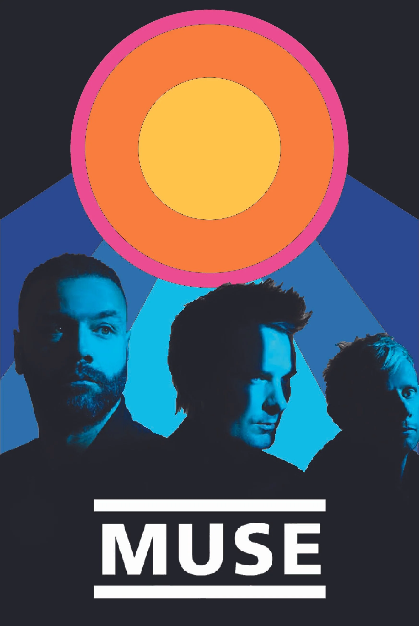 This concert poster was made for the band: Muse. Made with inspiration from their album "The Resistance". Made using Adobe Illustrator and Photoshop.