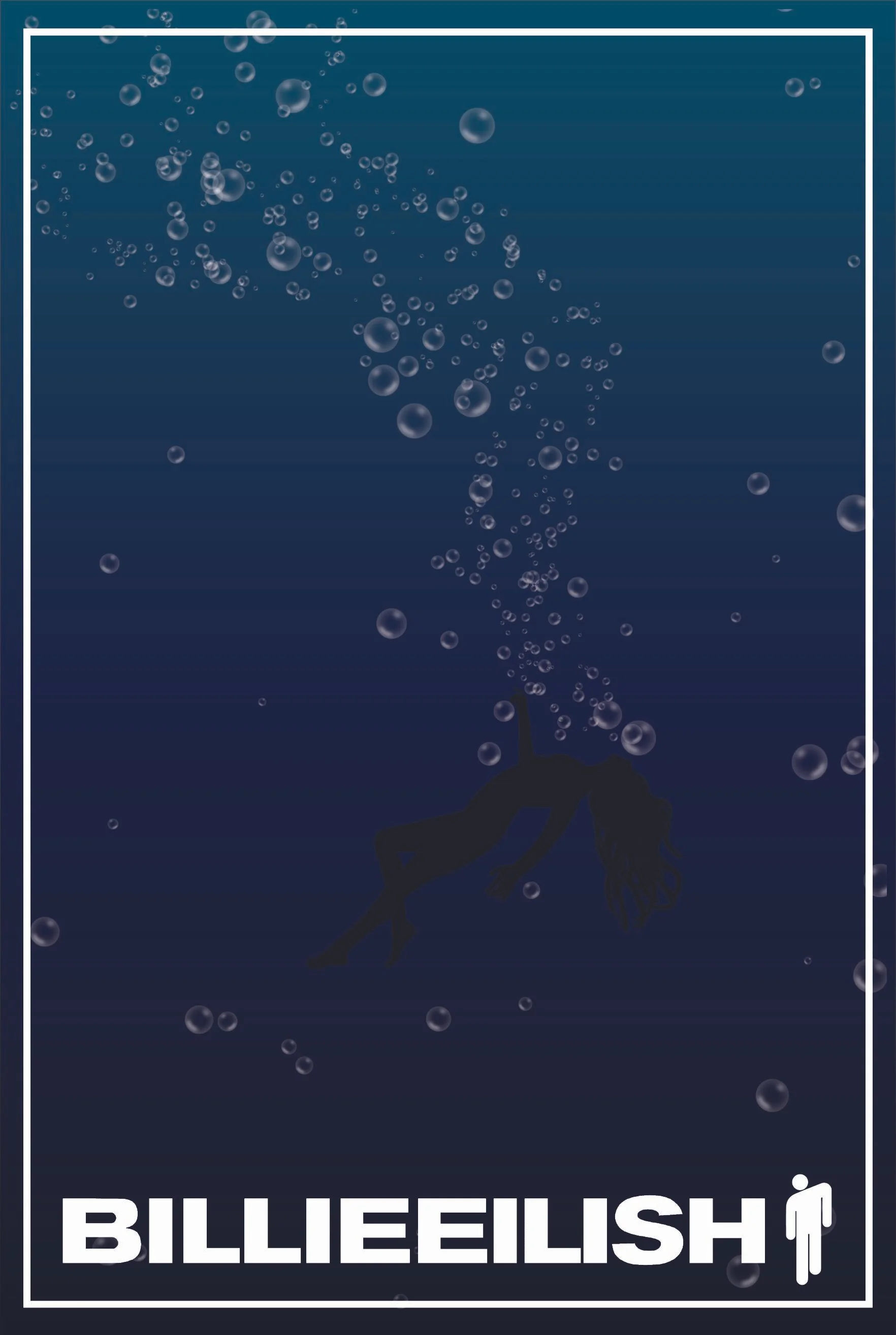 This concert poster was made for the musical artist: Billie Eillish. Specifically, inspiration was taken from her album "Hit Me Hard and Soft".

Made using Adobe Illustrator, Photoshop, and and a digital Illustration I made using Procreate.