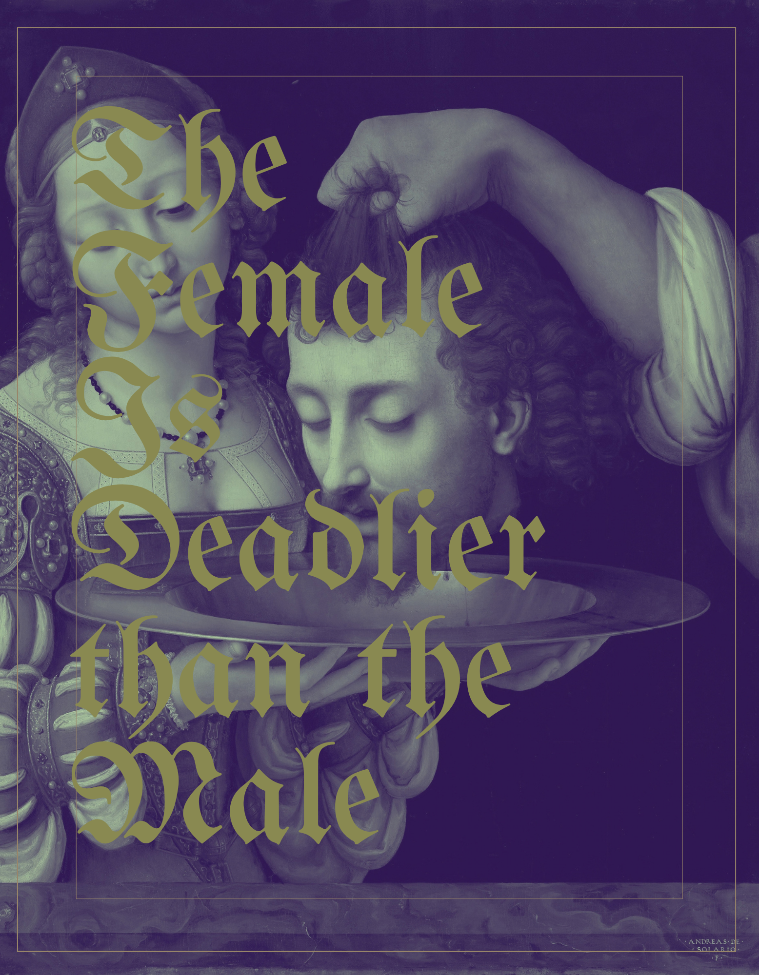 Deadlier than the Male - postcard