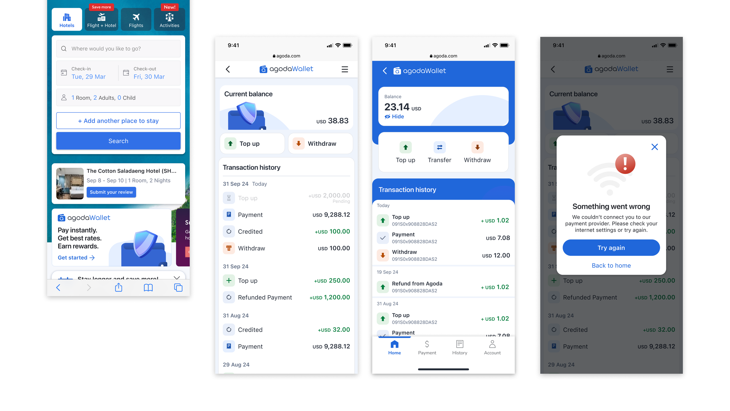 Agoda Wallet Project