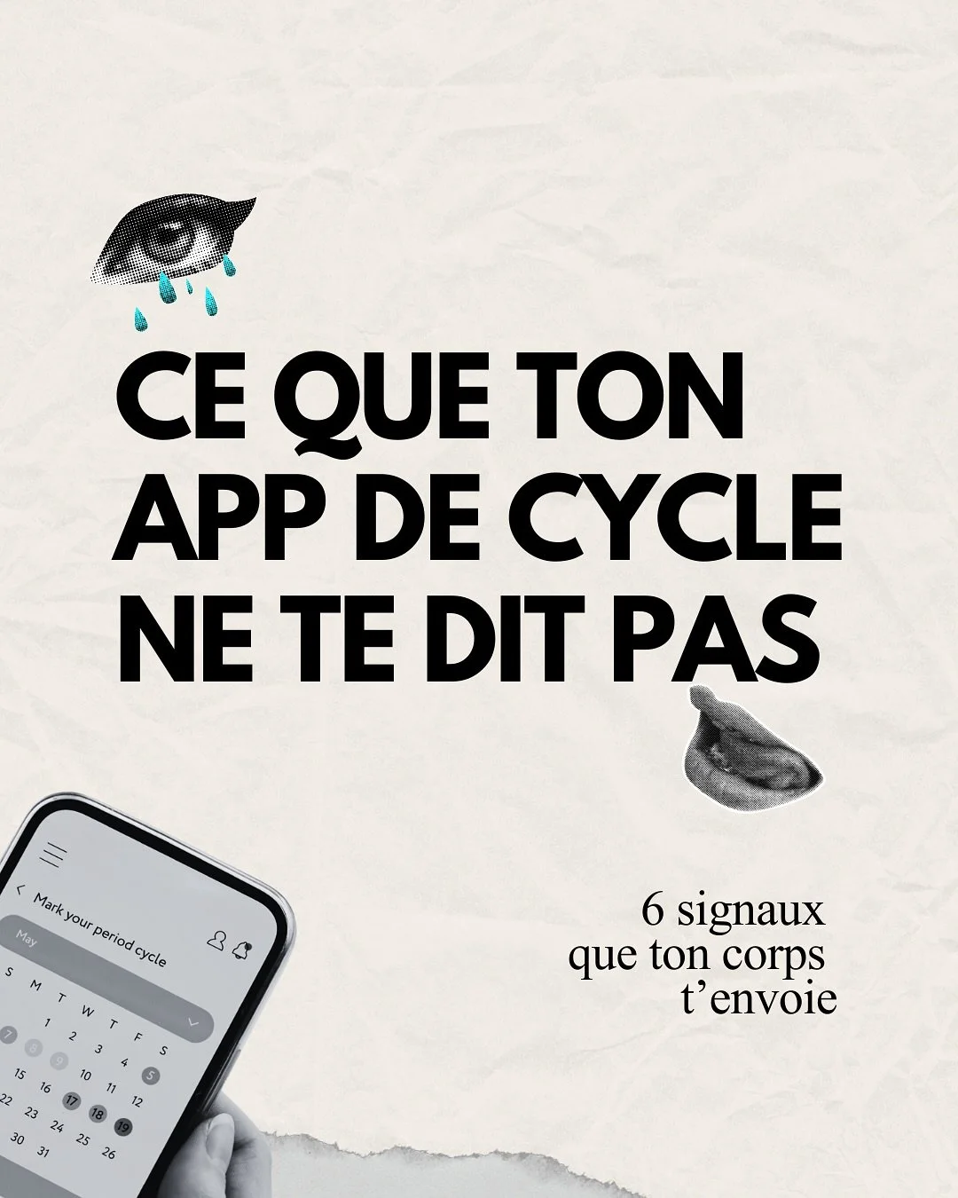 Ton app de cycle dit SPM dans 3 jours mais toi tu le sens d&eacute;j&agrave;&hellip;

Irritabilit&eacute;, plus gros app&eacute;tit, envie de sucre, fatigue, gonflement&hellip; Lequel de ces sympt&ocirc;me SPM te parle le plus ? 

#naturopathie #bien