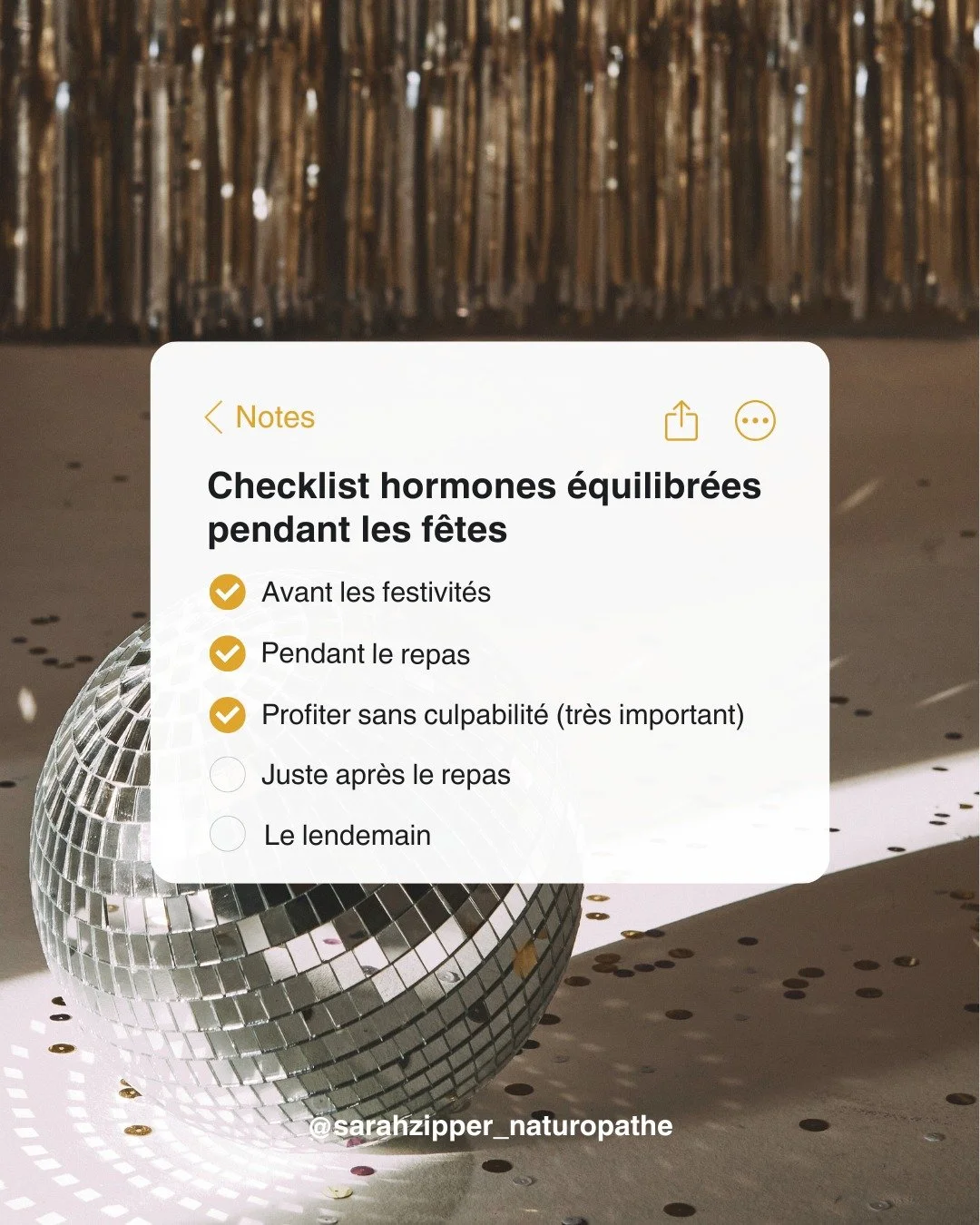 F&ecirc;tes de fin d'ann&eacute;e et &eacute;quilibre hormonal : comment en profiter sans tout d&eacute;r&eacute;gler.

Si tu g&egrave;res un SOPK, de l'endom&eacute;triose, ou que tu es en p&eacute;rim&eacute;nopause, les f&ecirc;tes peuvent &ecirc;