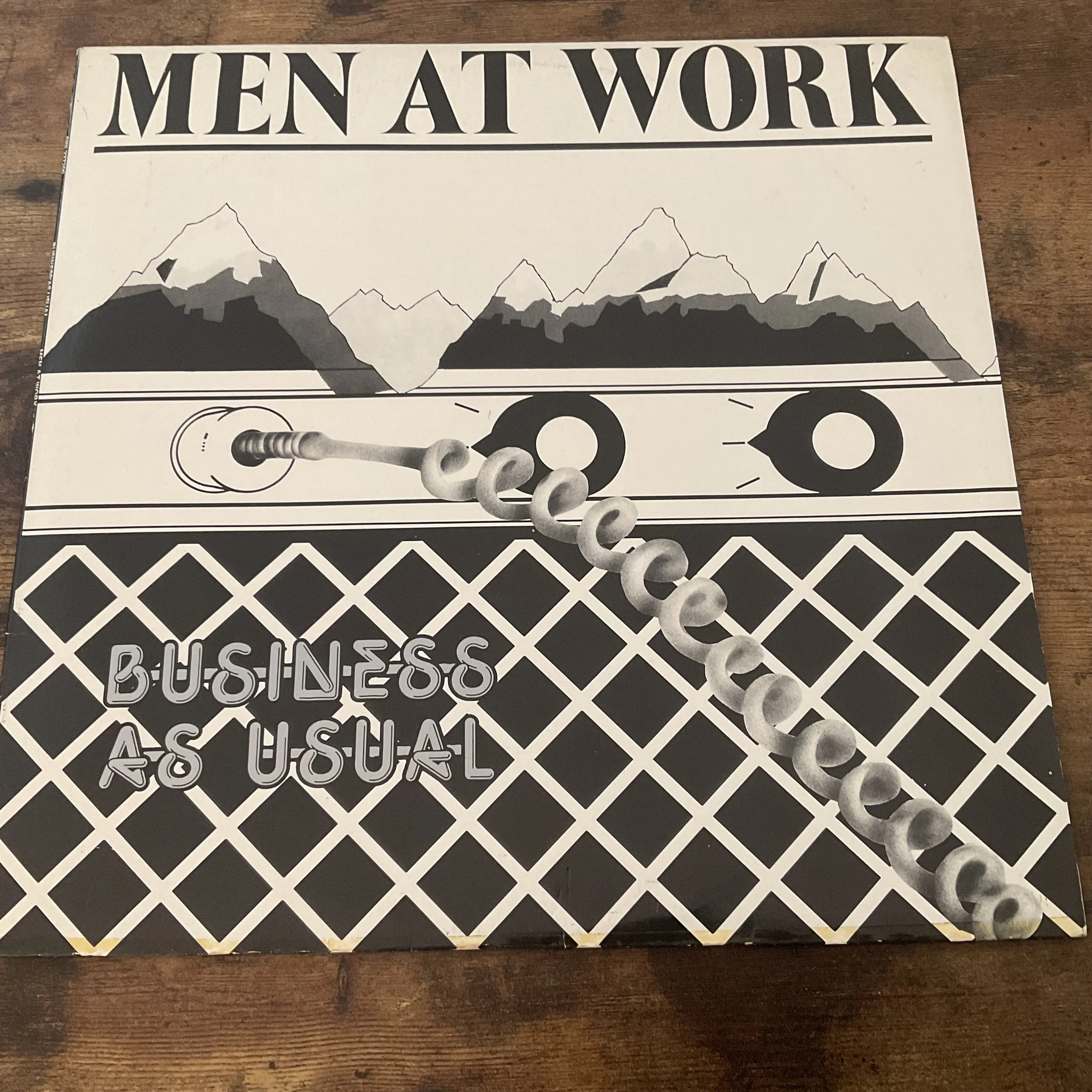 Men At Work . Business As Usual Vinyl Lp