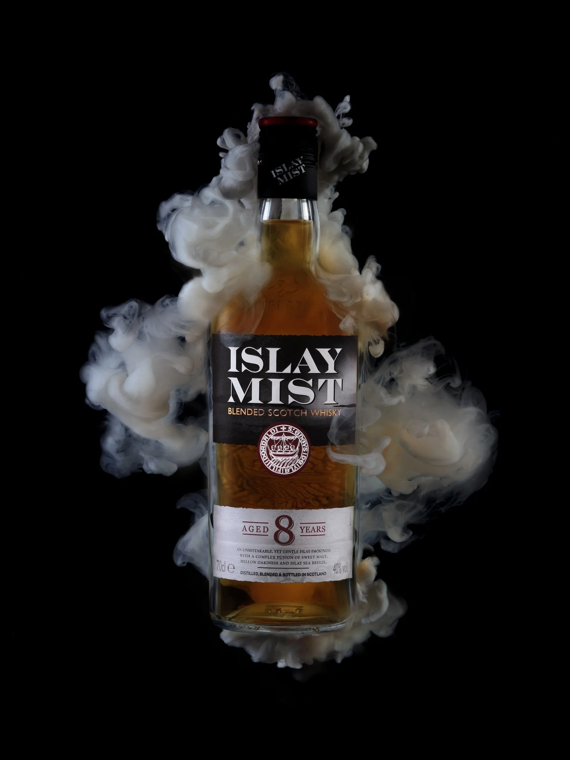 Islay Mist Whisky, aqueous photography