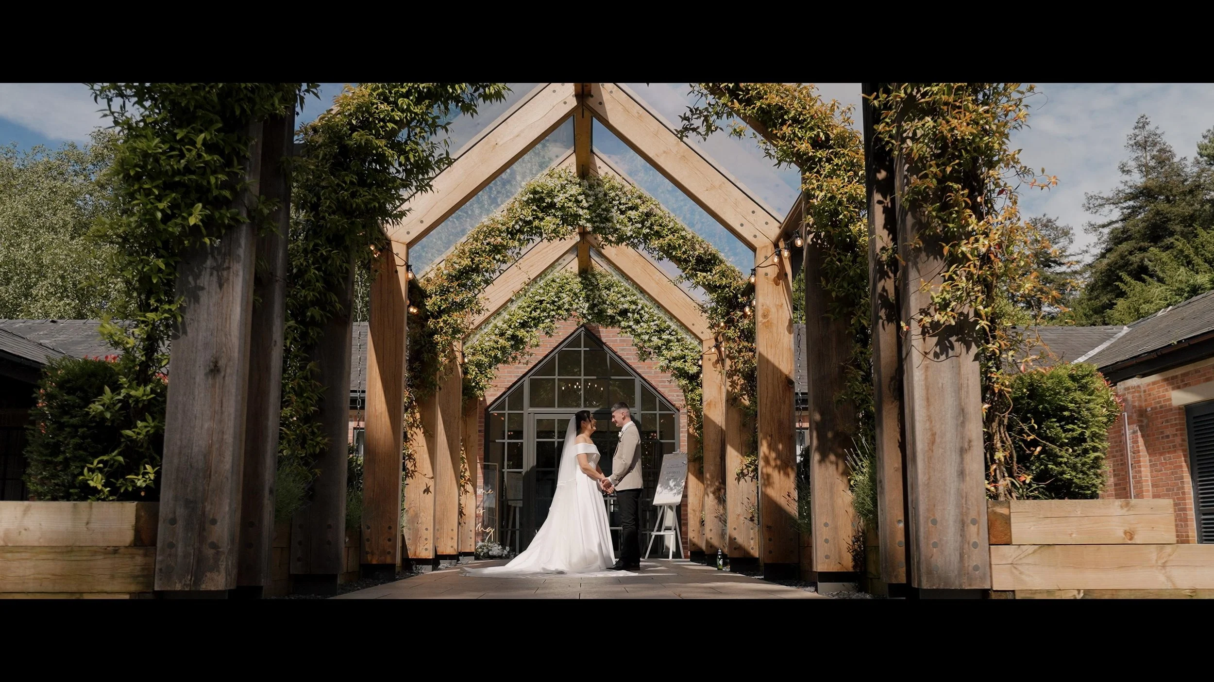 Georgia &amp; Joe's Beautiful Outdoor Wedding at Bartle Hall | Lancashire Wedding Videographer