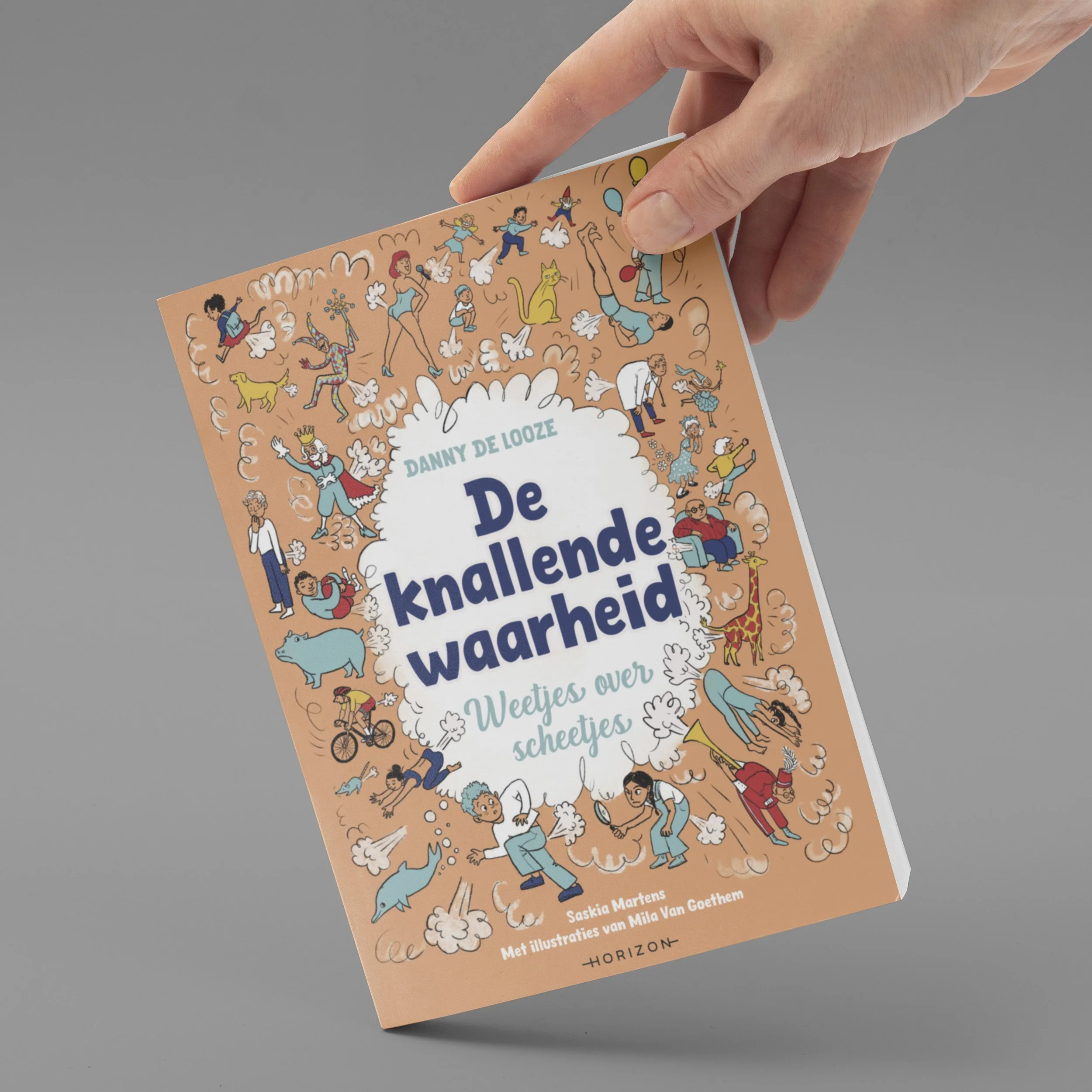 Zetwerk Danny De Looze - De knallende waarheid | Uitgeverij Horizon | illustraties door Mila Van Goethem 