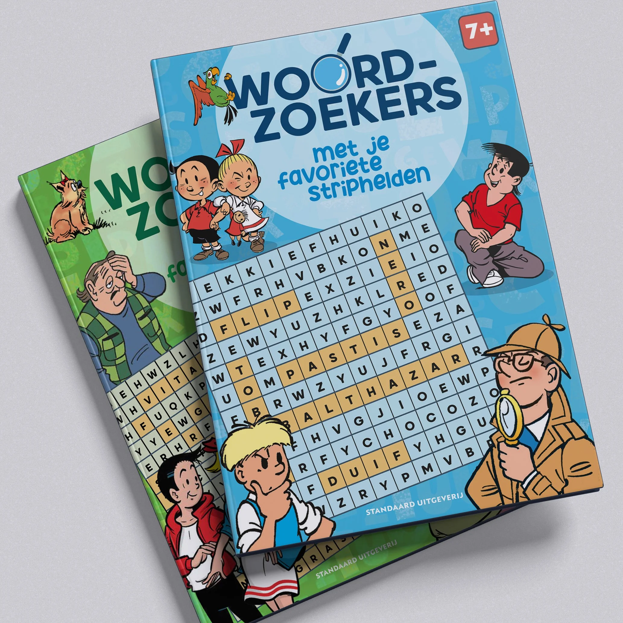 Woordzoekers met je favoriete stripfiguren