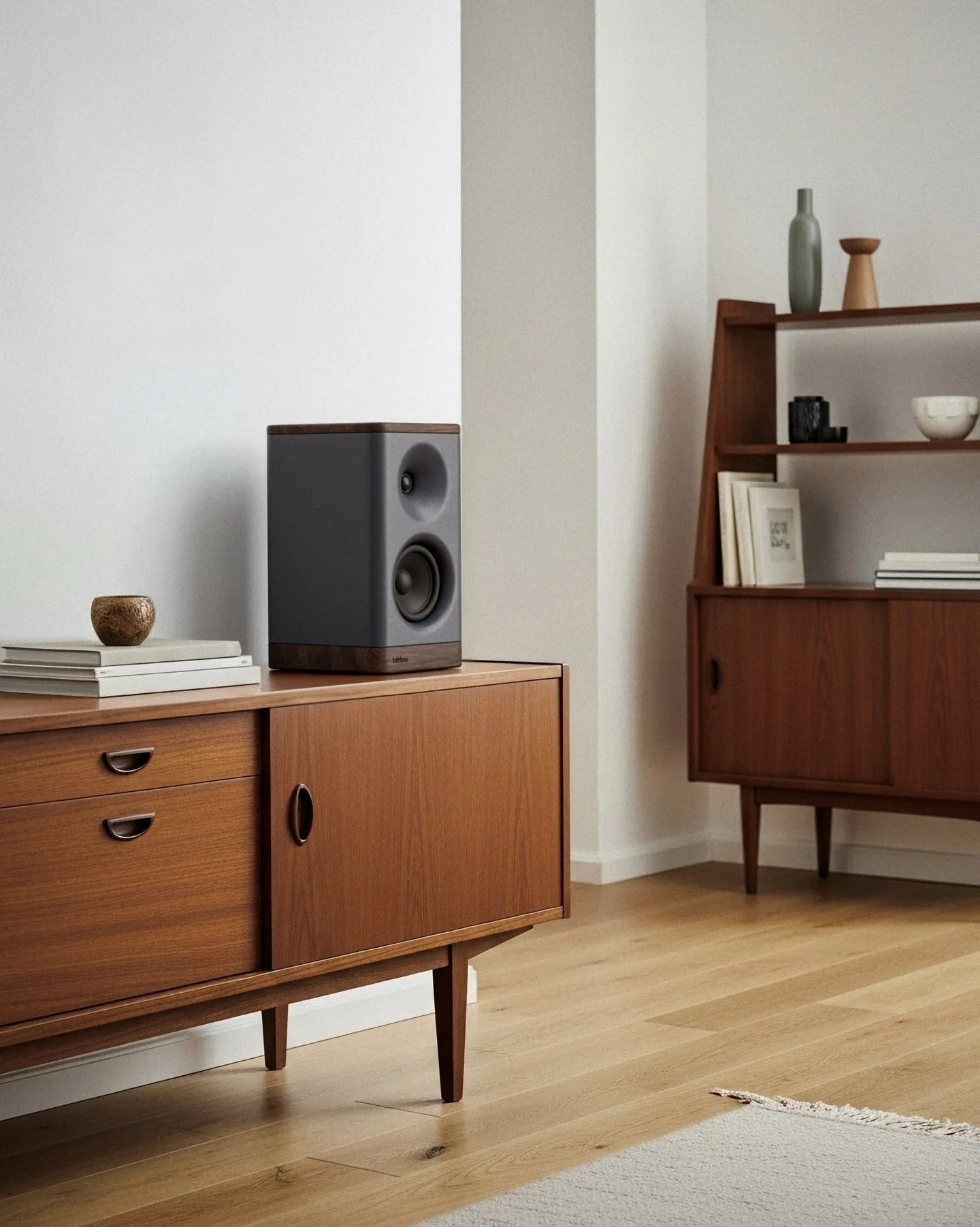 Der neue Ma&szlig;stab f&uuml;r kompakten Sound ist da. 🔊🔥

Der b&auml;rbox A.02 bringt nicht nur Musik, sondern Eleganz in dein Zuhause. Die akustisch optimierte Linienf&uuml;hrung und das moderne Design f&uuml;gen sich nahtlos in dein Interieur e