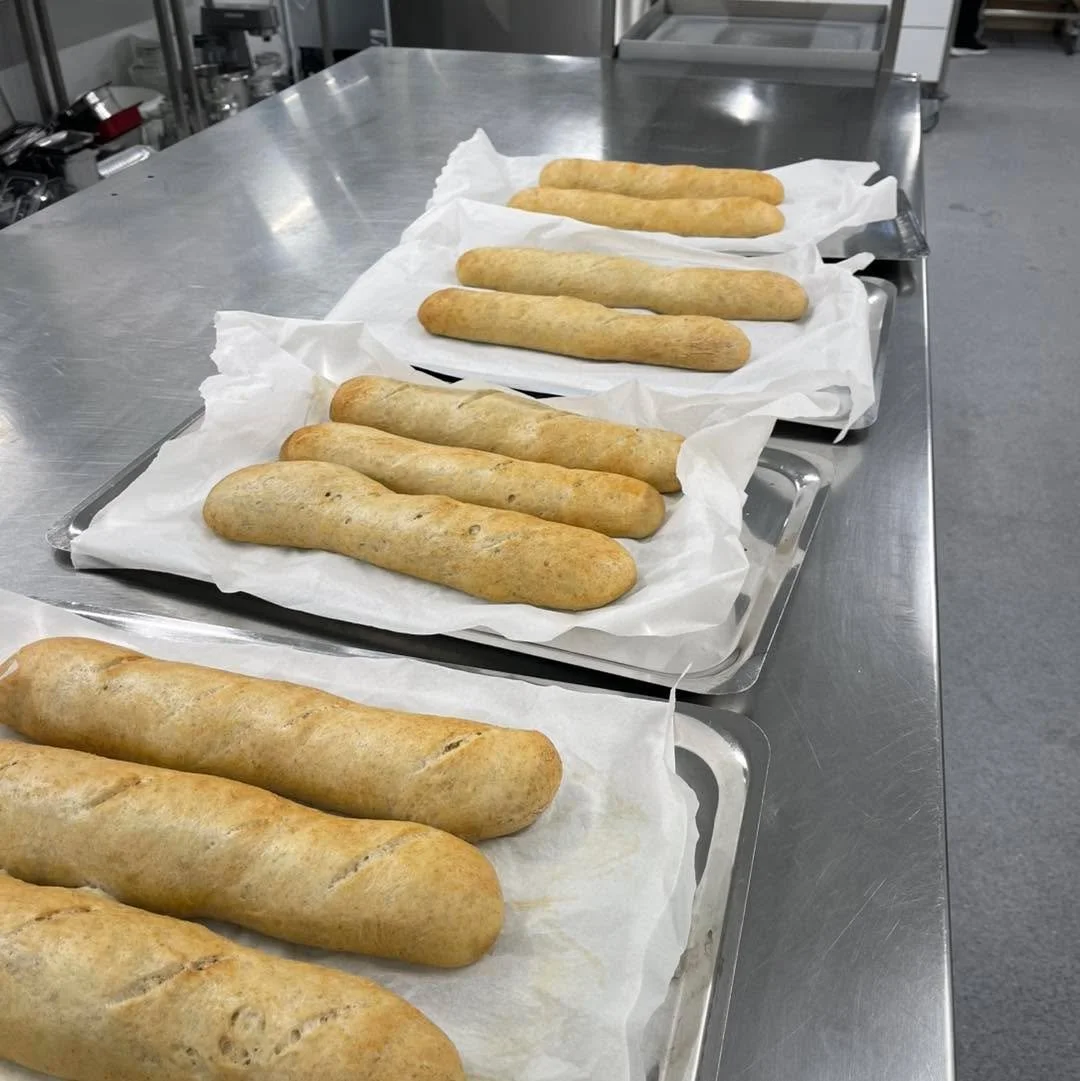 I morgen skal vi lage p&aring;smurte baguetter til lunsj.
#bakingerg&oslash;y