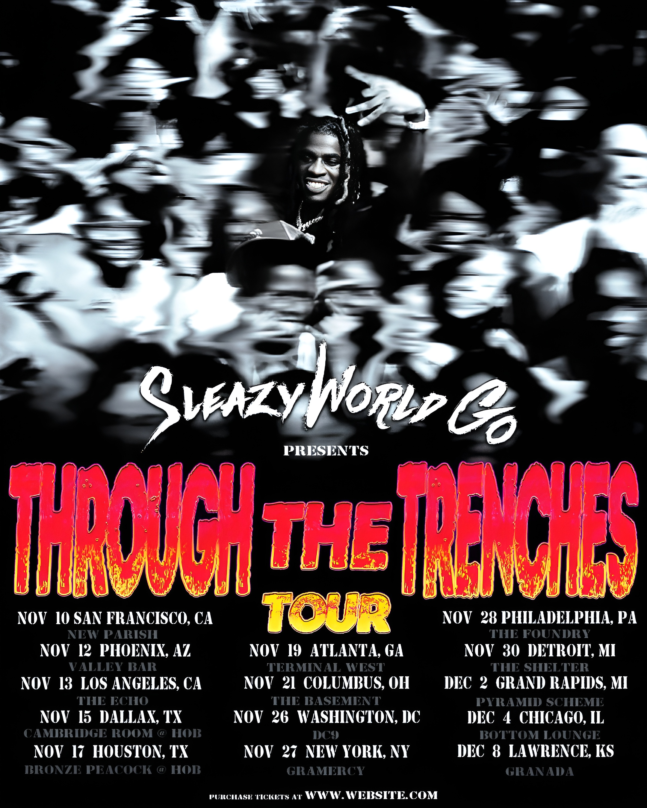 SleazyWorldGo - Through the Trenches Tour (2023)