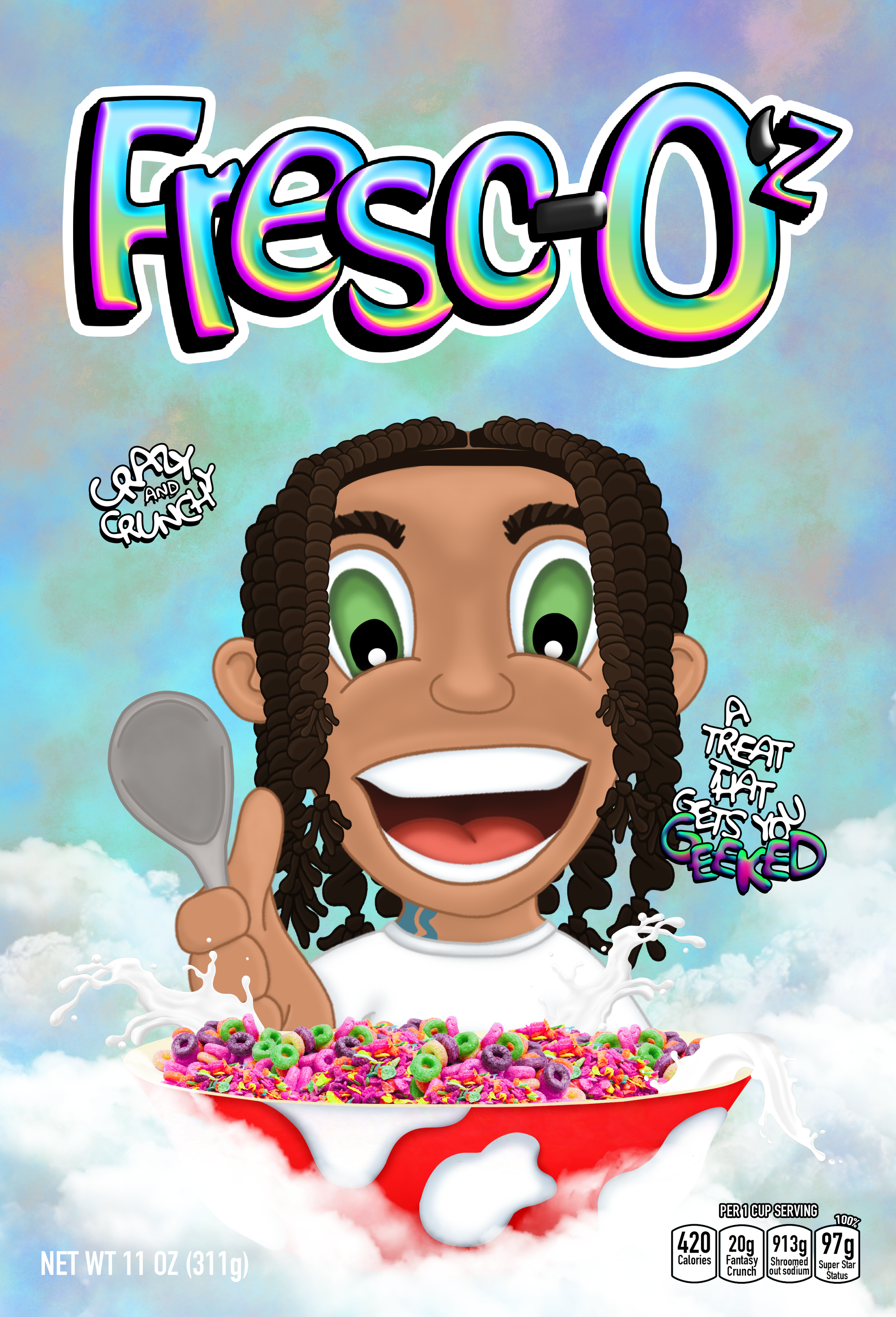 Fresc-O's Cereal Box