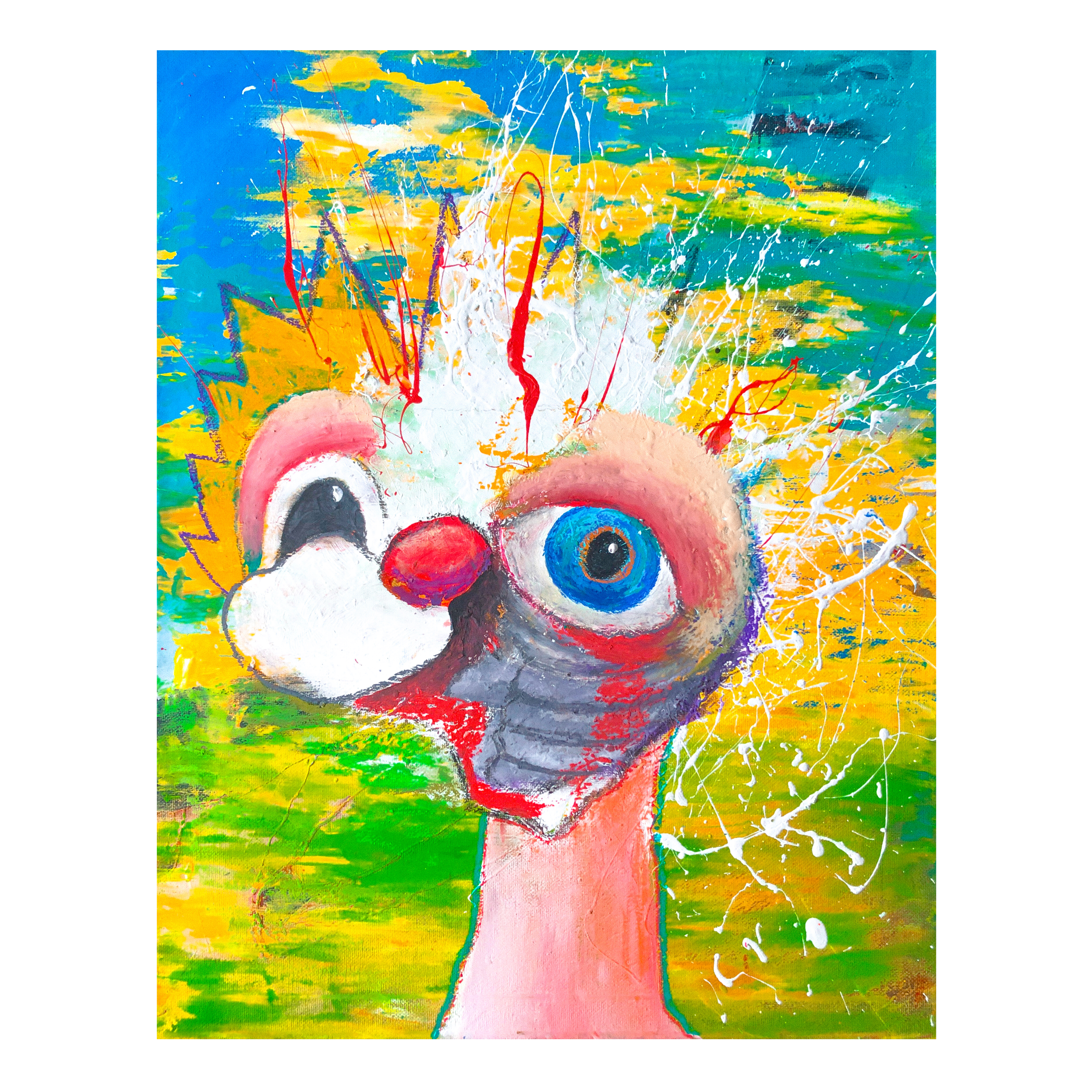 "Tricks R For Kids" 16x20" Finger Painting
