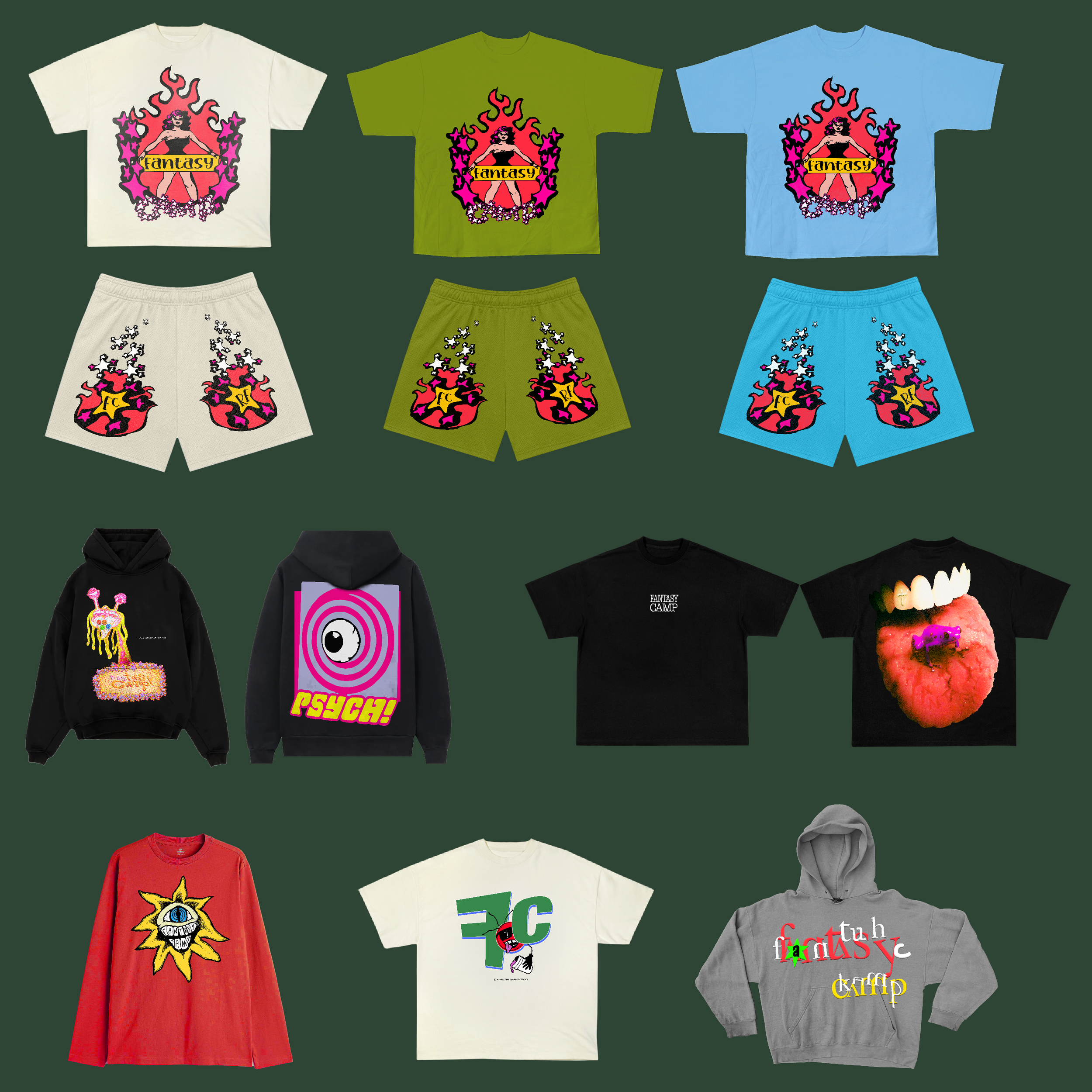 FANTASY CAMP MERCH (Used/Unused Items)