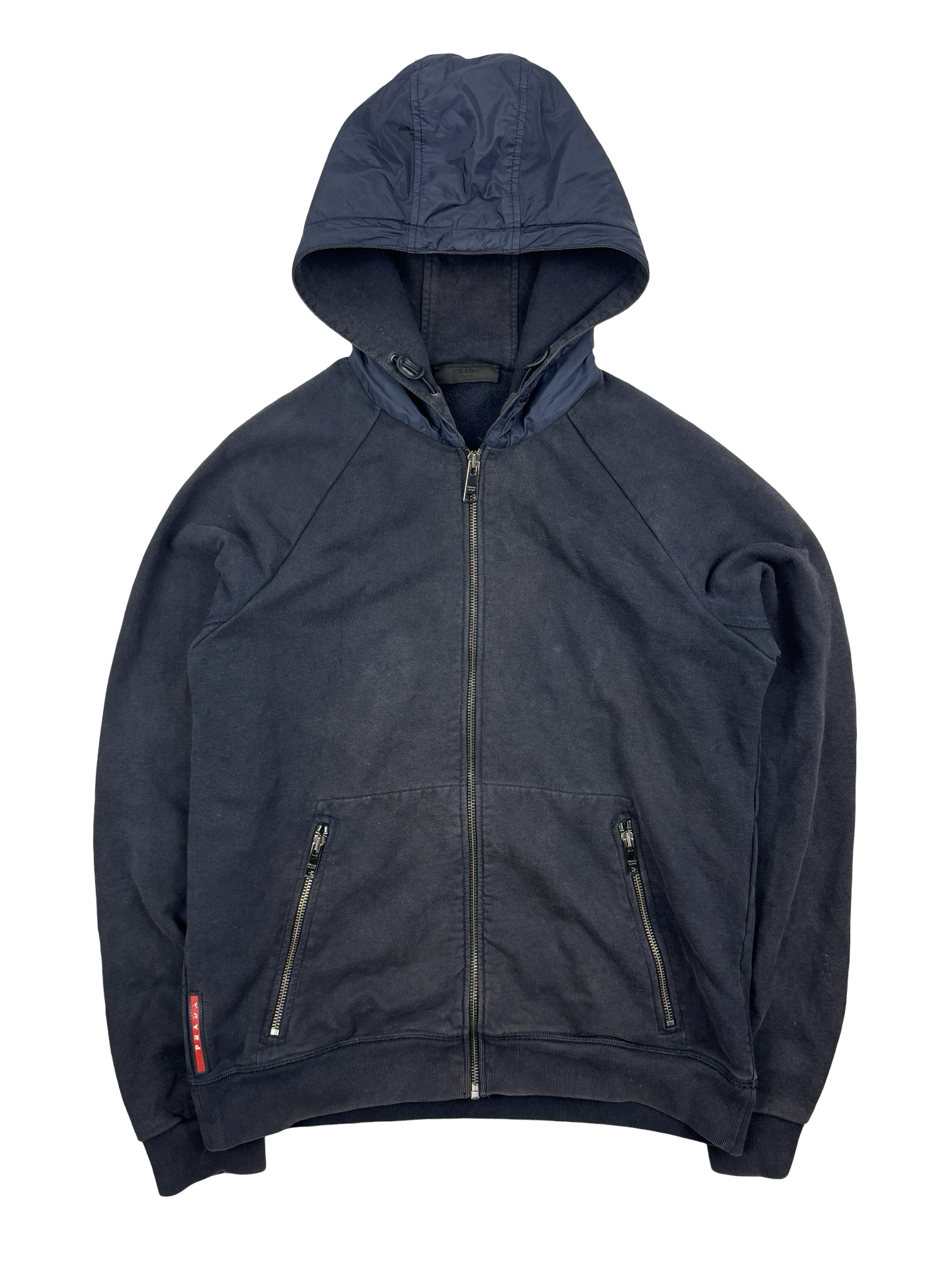 Prada sport zip up hoodie (M)