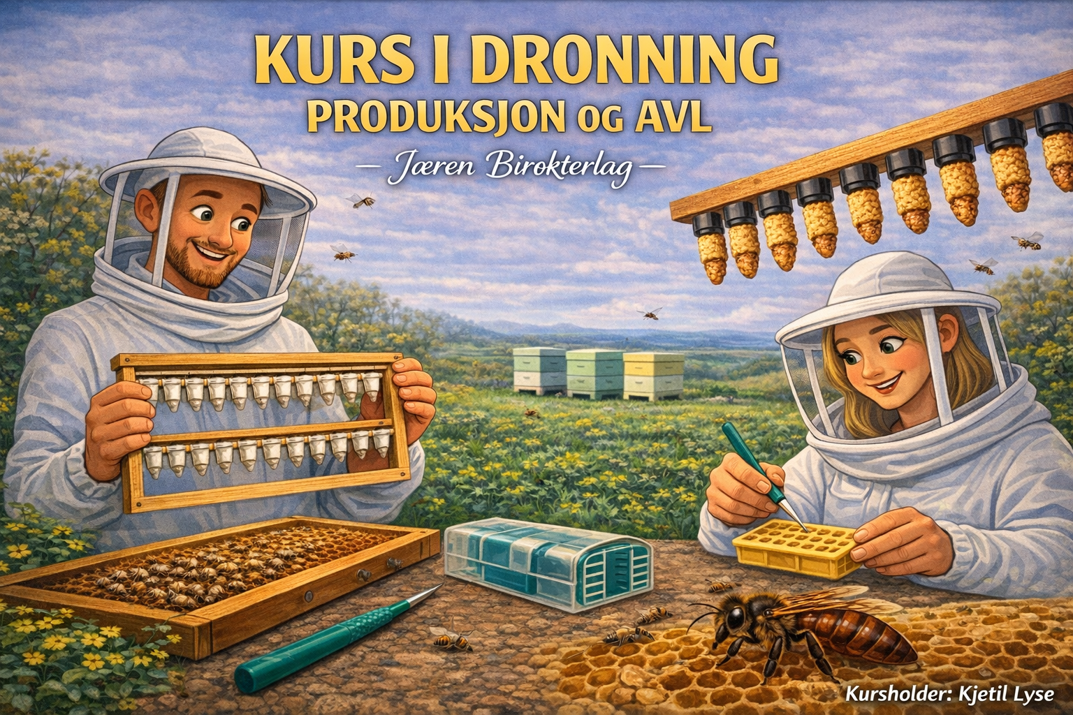 Kurs i dronning produksjon og avl 2026