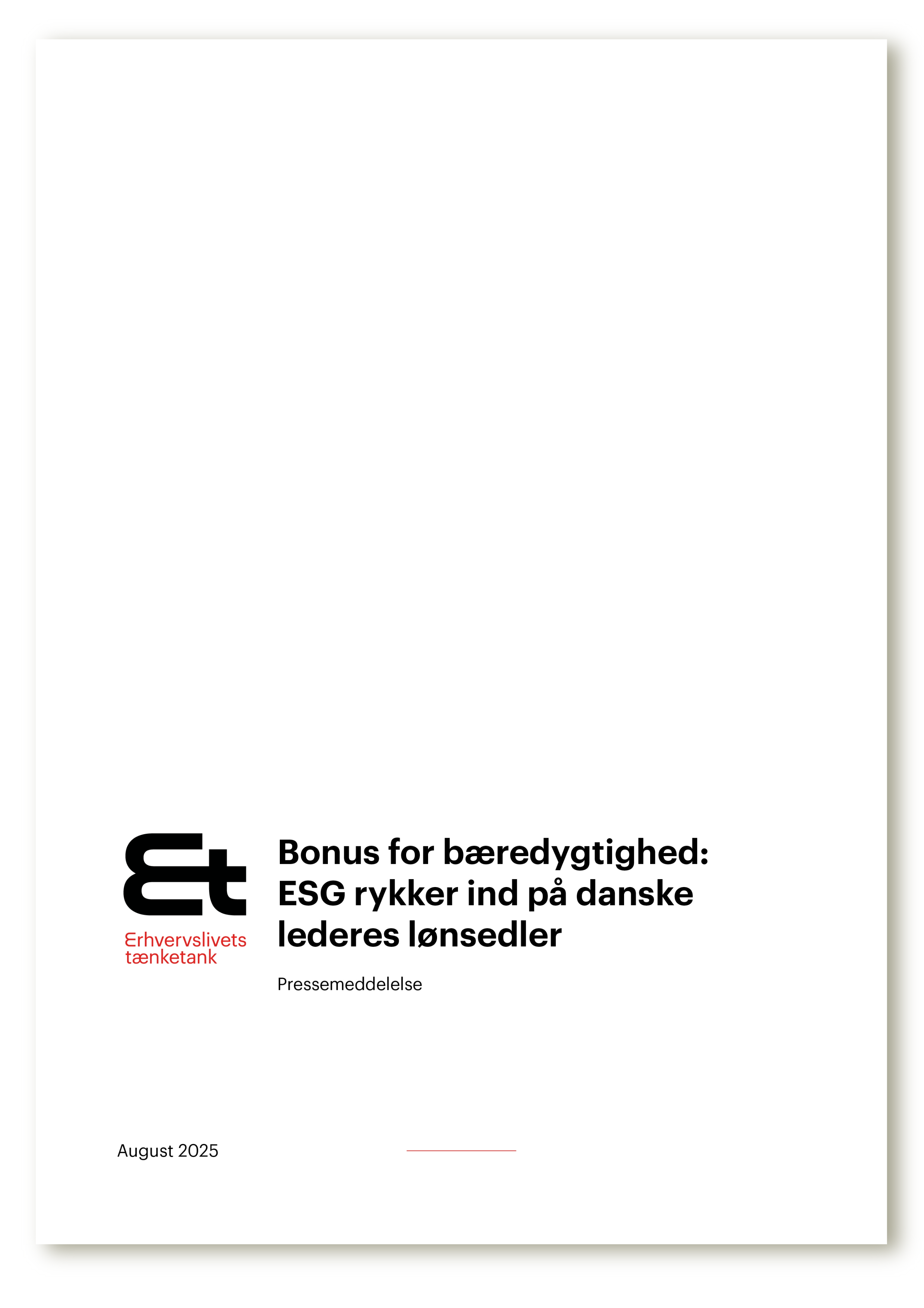 Bonus for bæredygtighed: ESG rykker ind på danske lederes lønsedler