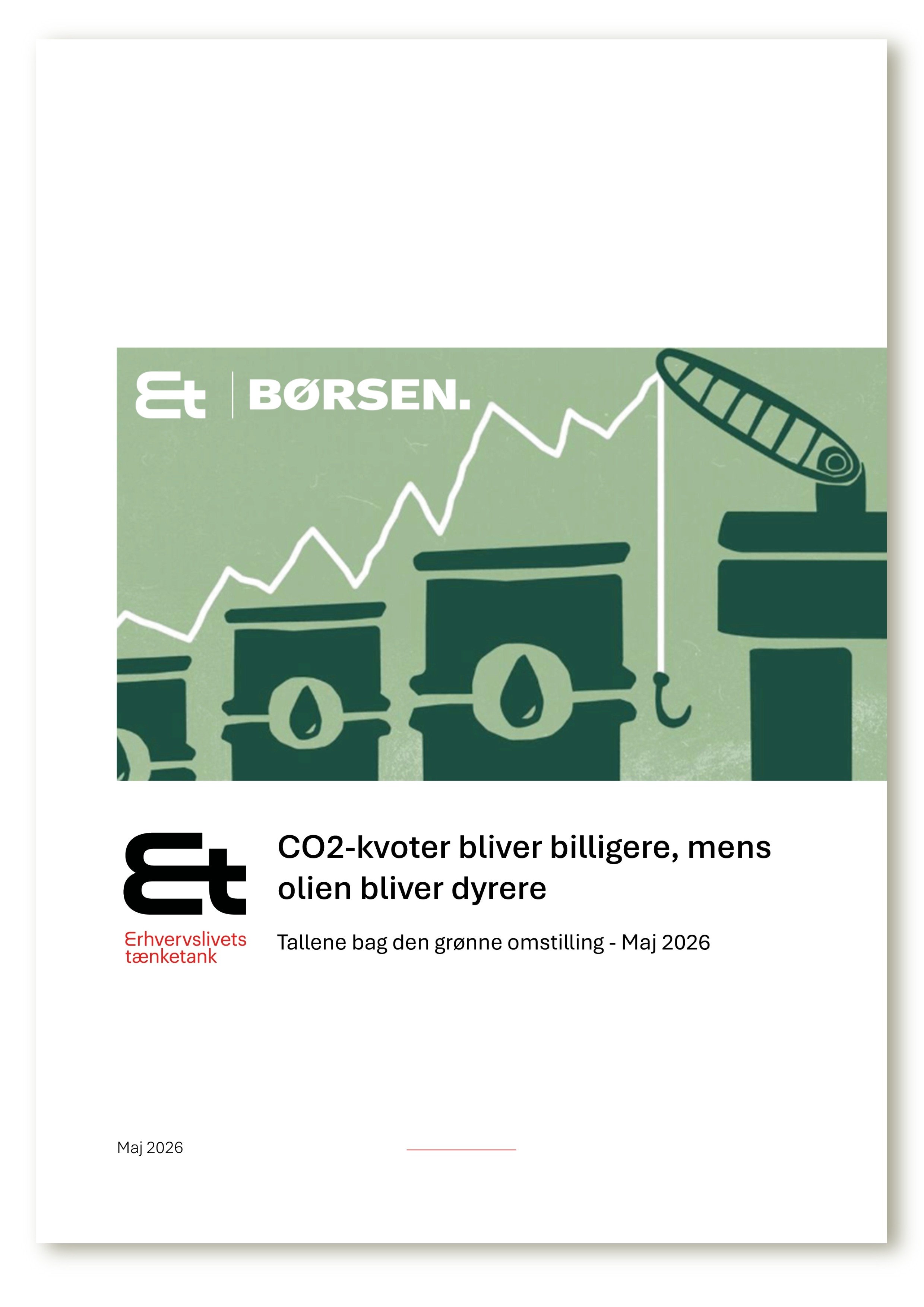 CO2-kvoter bliver billigere, mens olien bliver dyrere