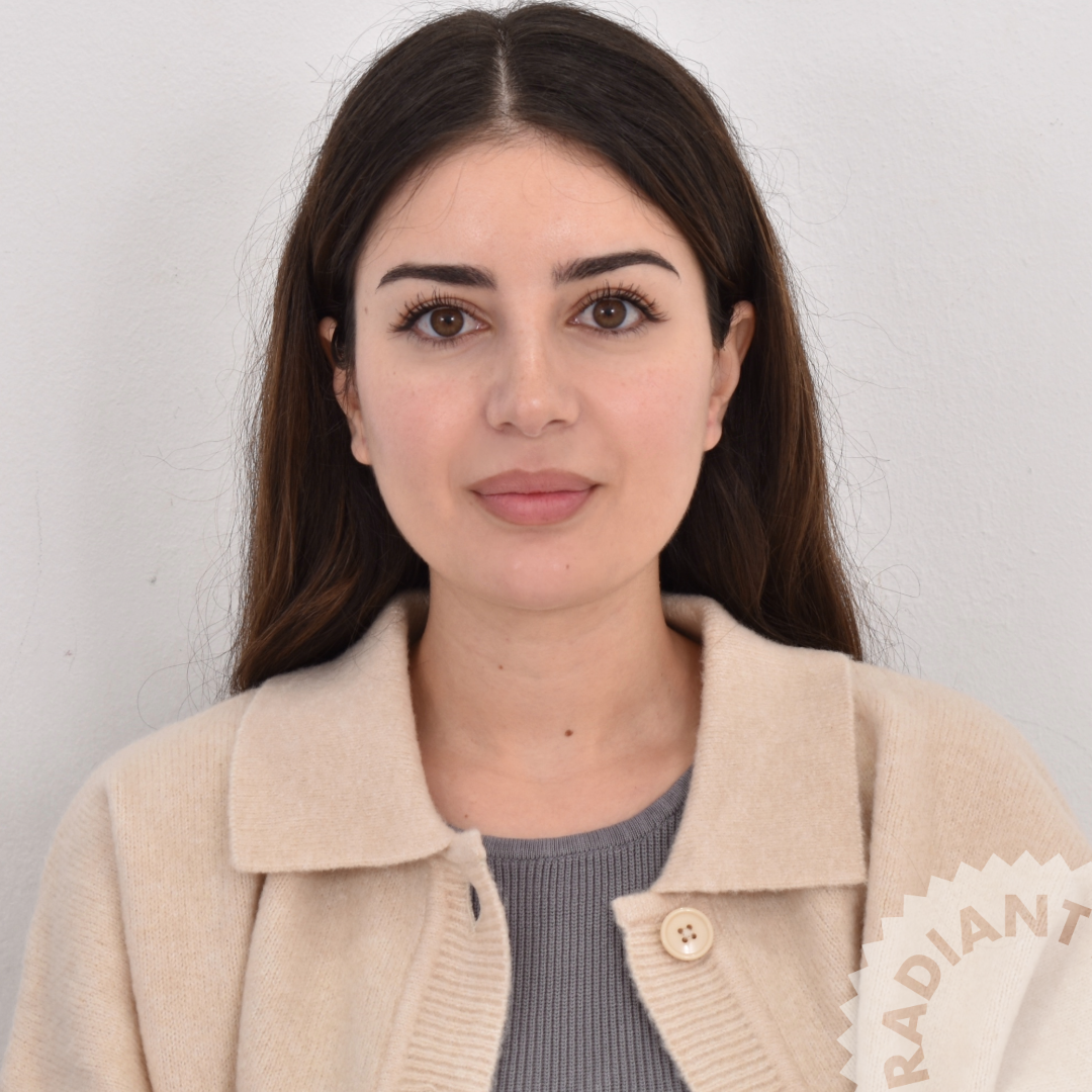 Woman in a black jacket