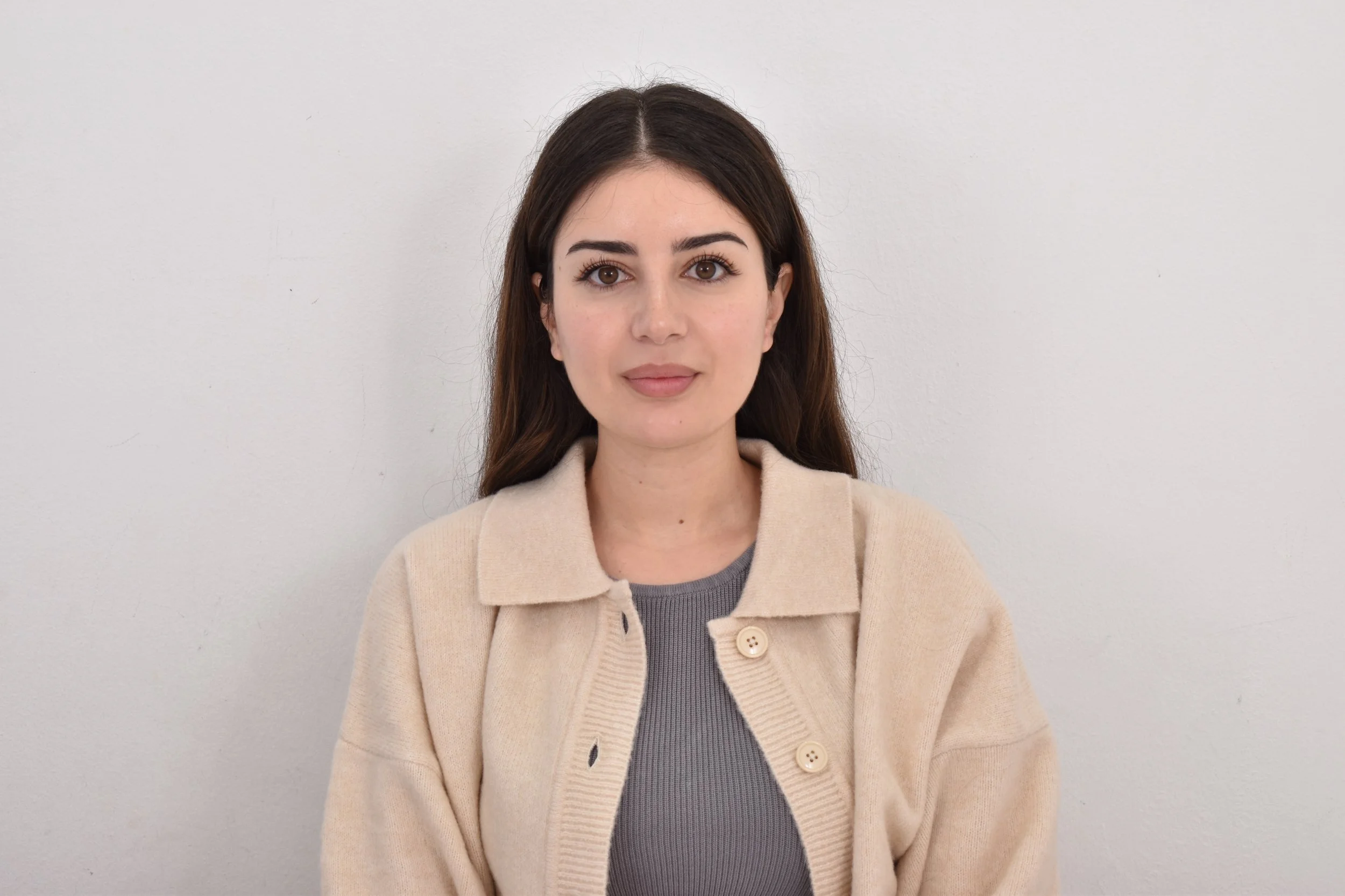 Woman in a black jacket