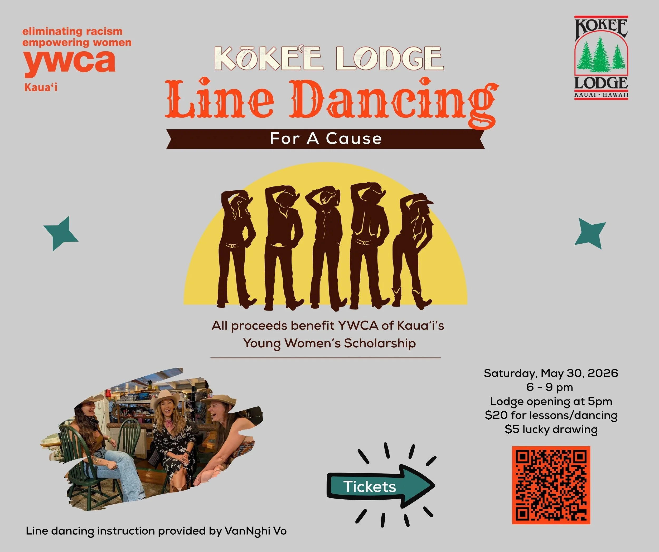 YWCA Scholarship Line Dancing Fundraiser